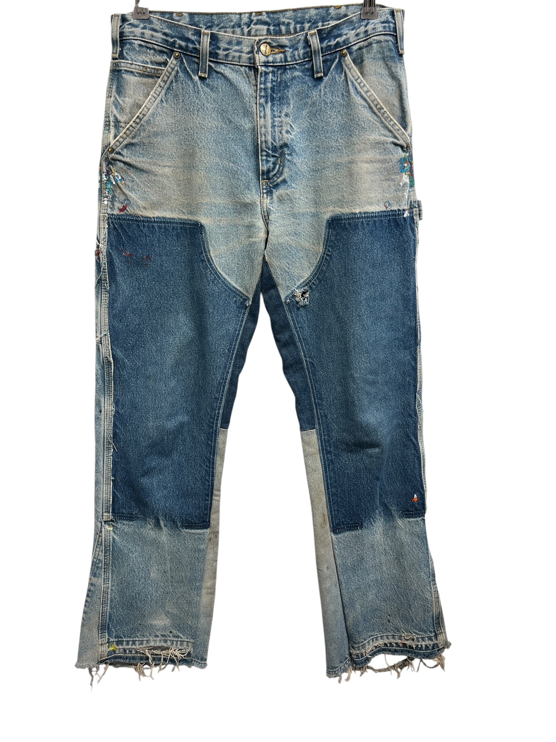 Carhartt/Carpenter Pants/32/Denim/BLU/Reworked Double Knees view 1
