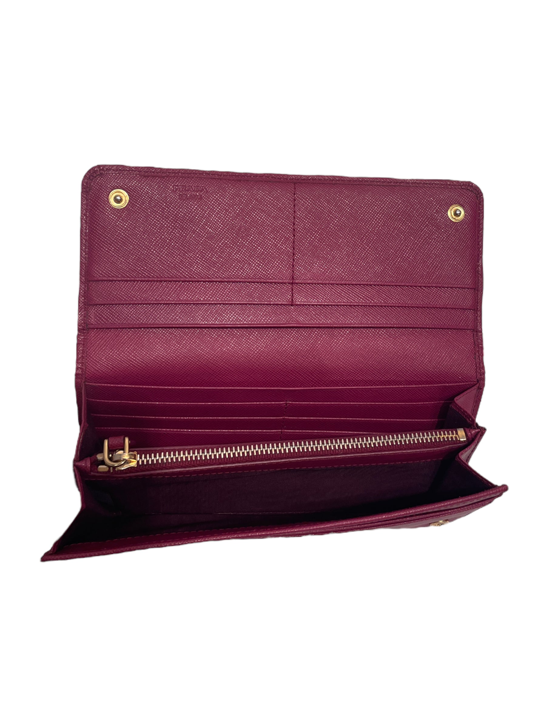 PRADA/Bifold Wallet/Leather/PNK/ view 6