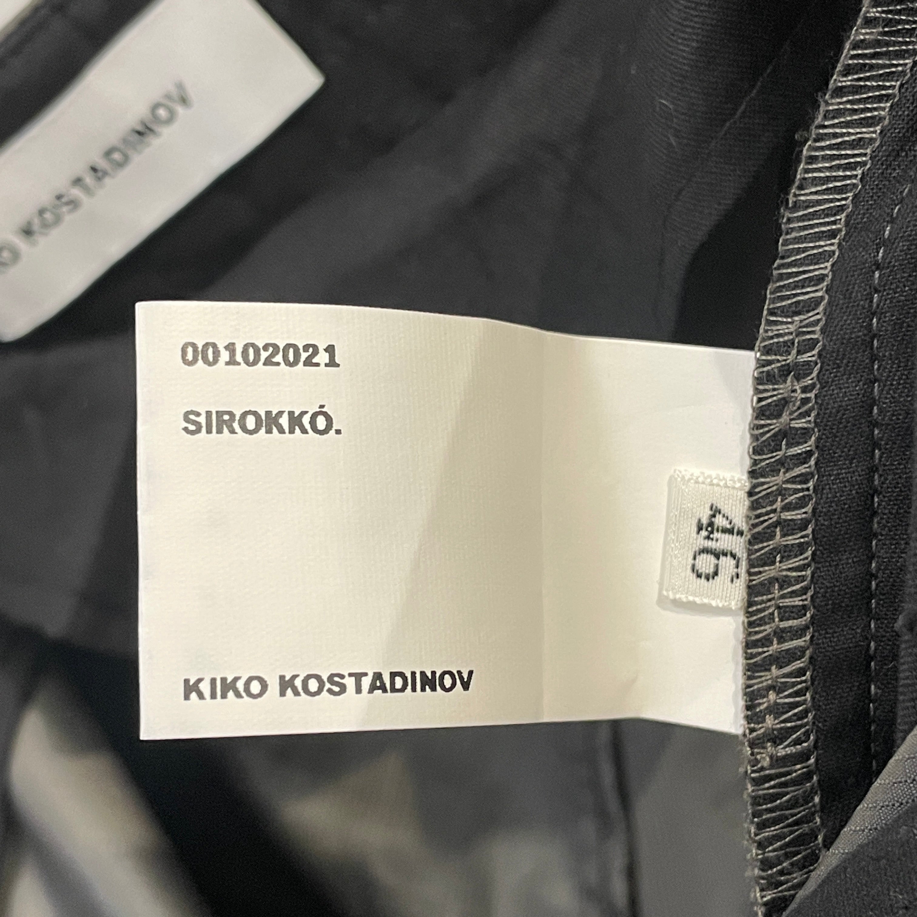 Kiko Kostadinov/Pants/46/Nylon/GRN/EMBROIDERED NYLON CARGO view 6