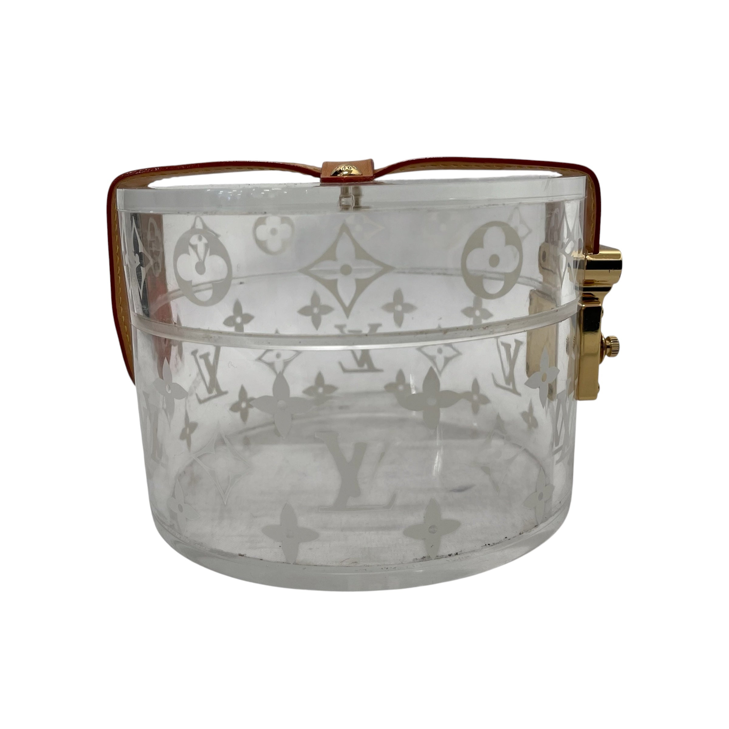 LOUIS VUITTON/Clutch Bag/Monogram/CLR/Clear Box Scott view 2