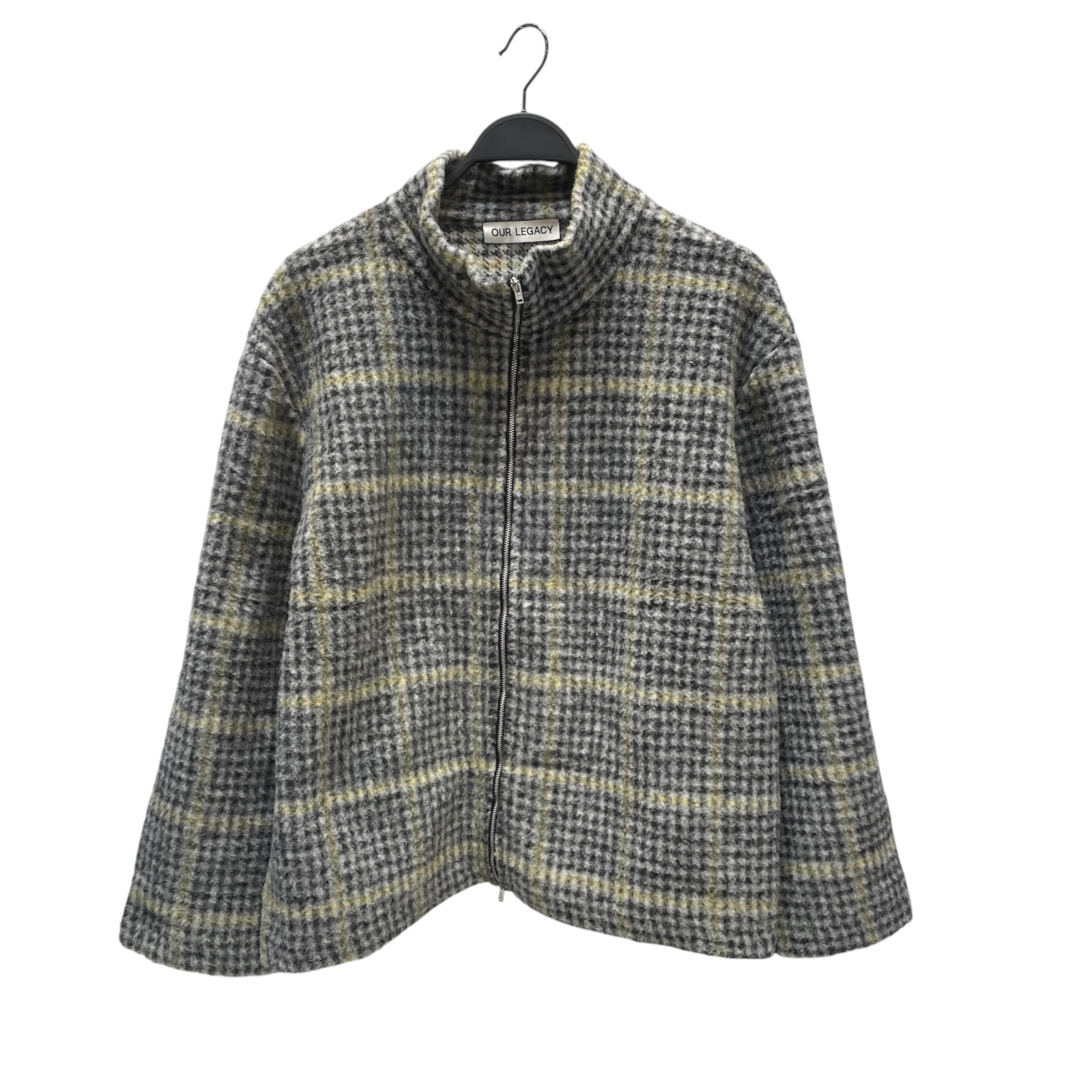 OUR LEGACY/Fleece Jkt/48/Cotton/MLT/Plaid/BLK,GREY,GRN view 2