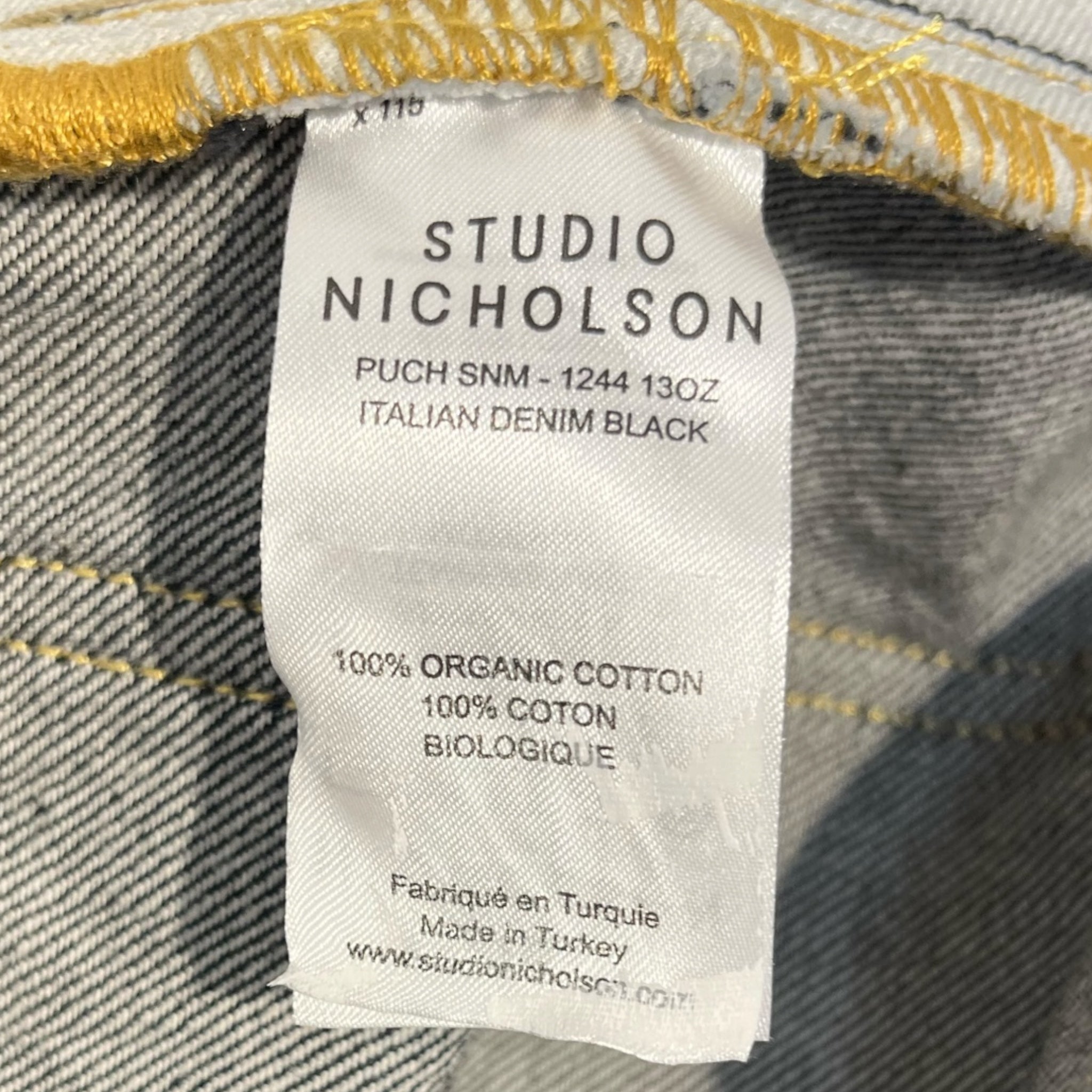 STUDIO NICHOLSON/Pants/2/Cotton/IDG/PLEATED FRONT WAIST view 4