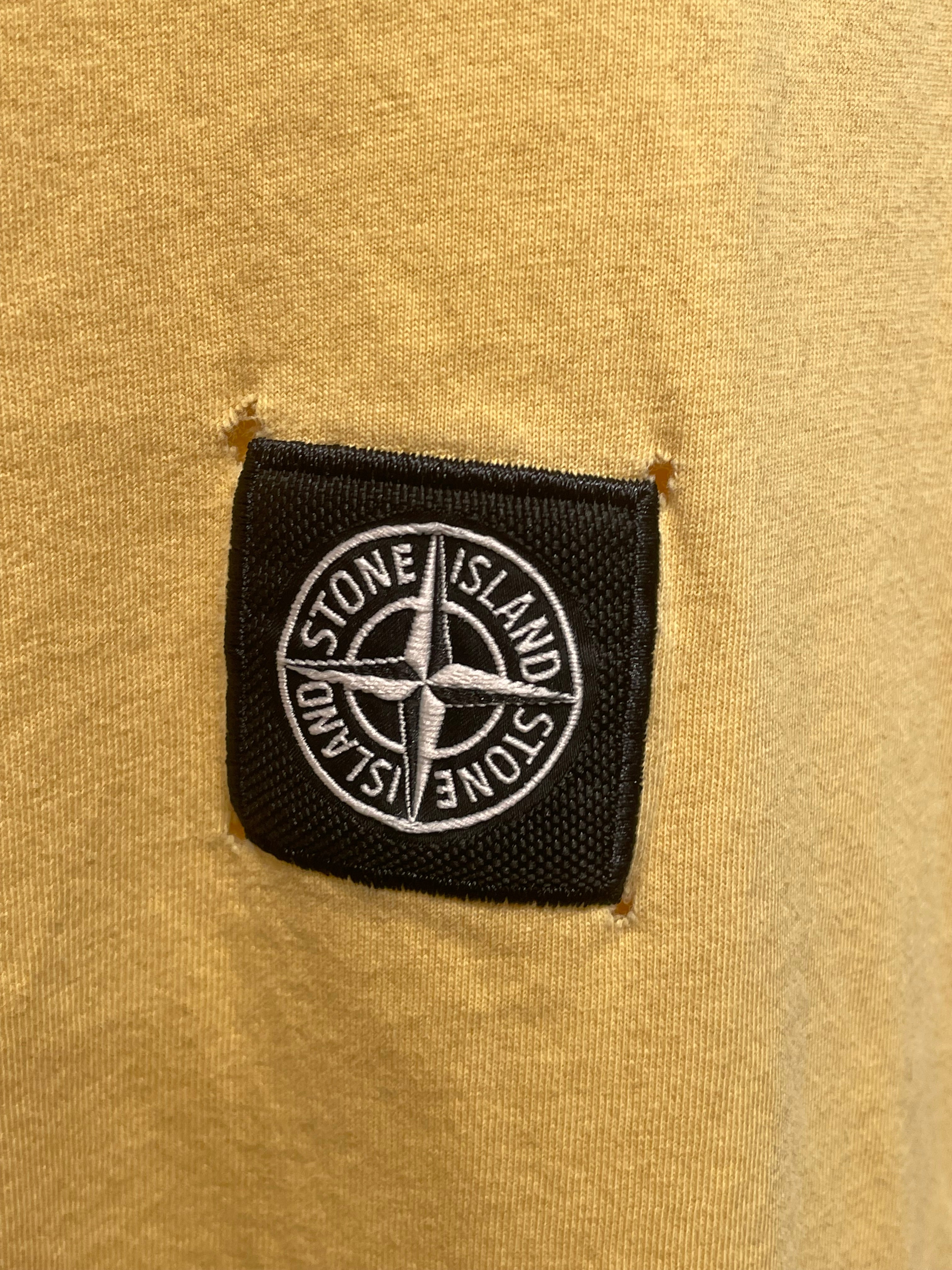 STONE ISLAND/T-Shirt/XL/Cotton/YEL/ view 4