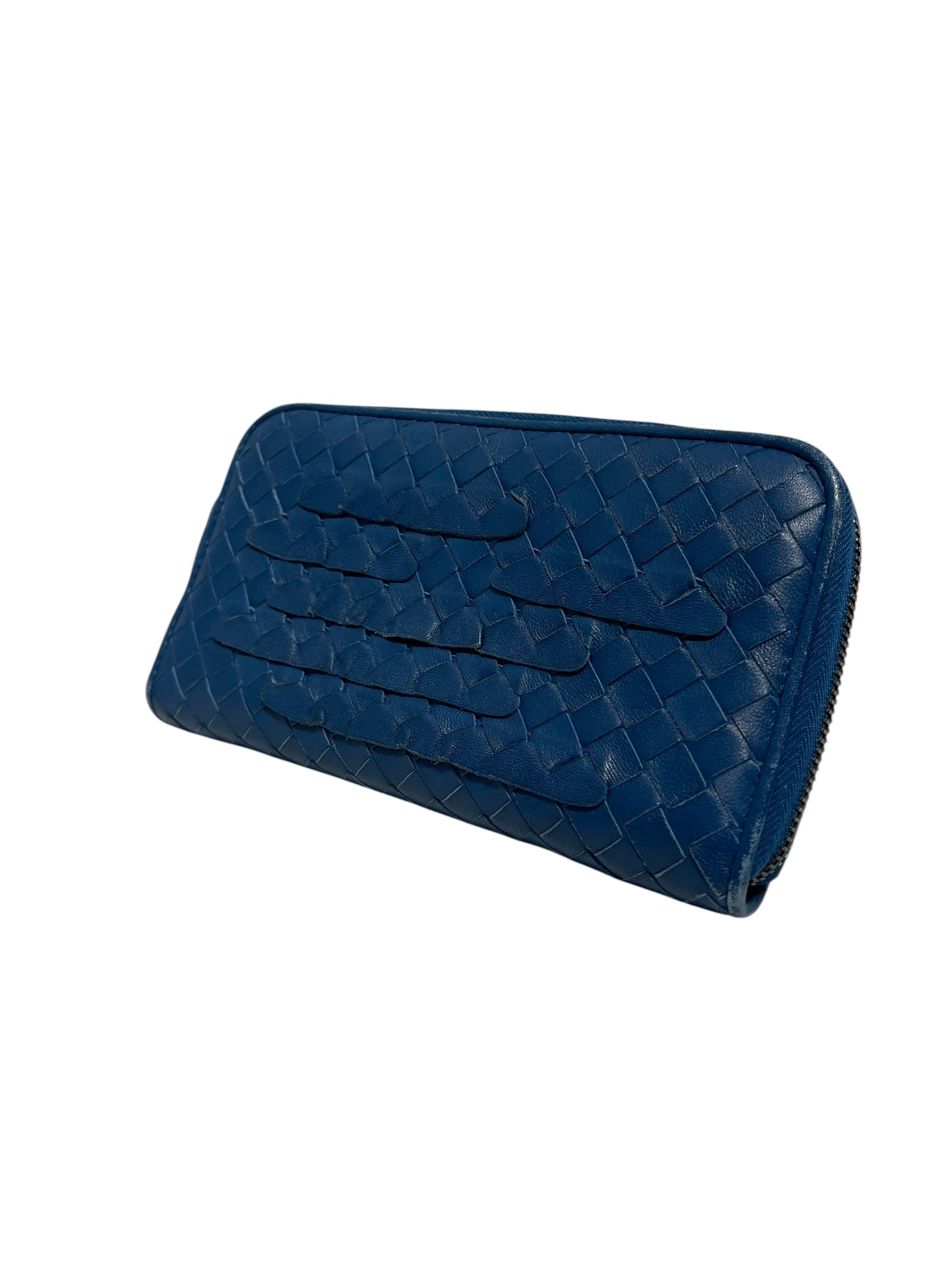 BOTTEGA VENETA/Wallet/Leather/BLU/B02170795K view 2