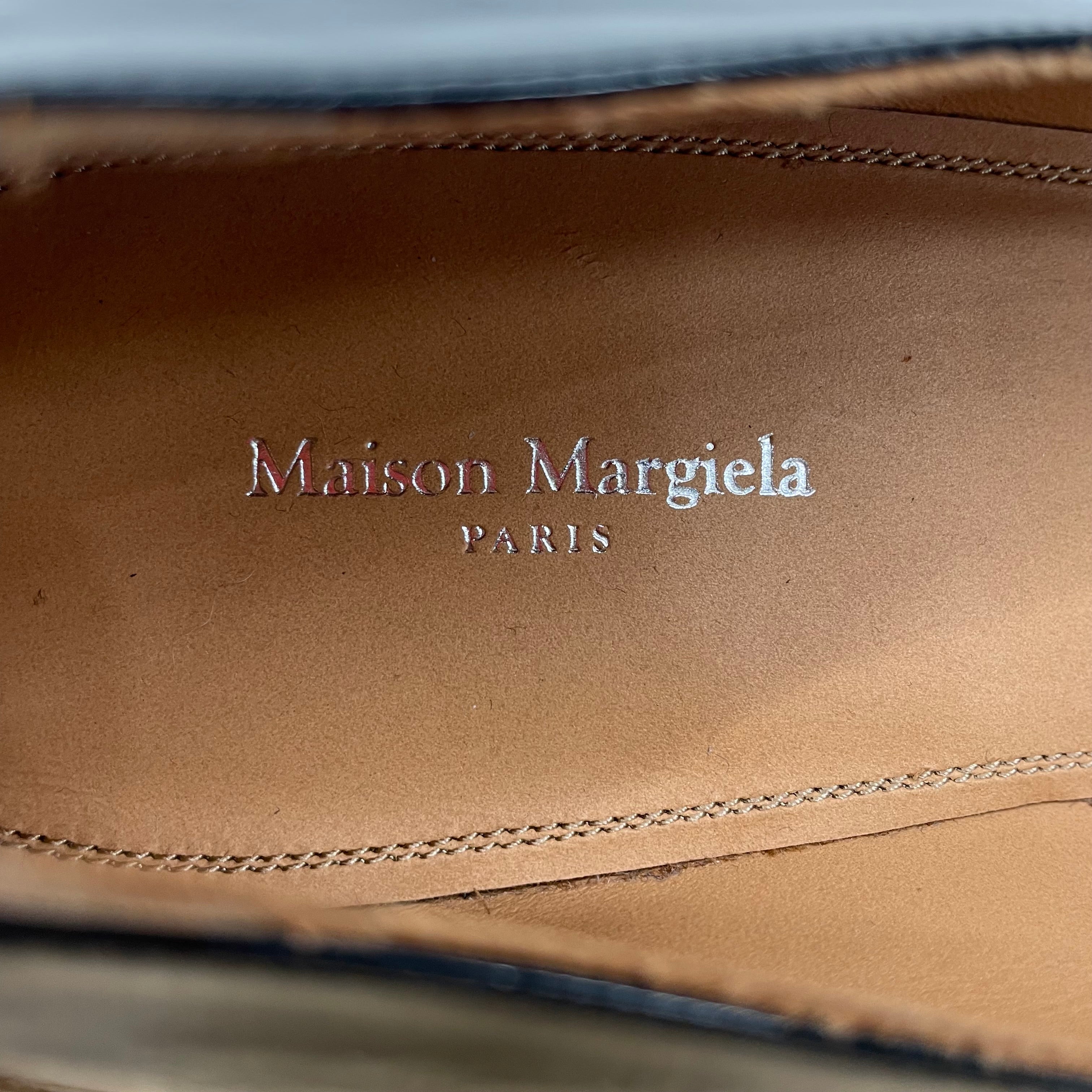 Maison Margiela/Heels/EU 41/Leather/BLK/POLISHED LEATHER COURTV PUMPS view 5