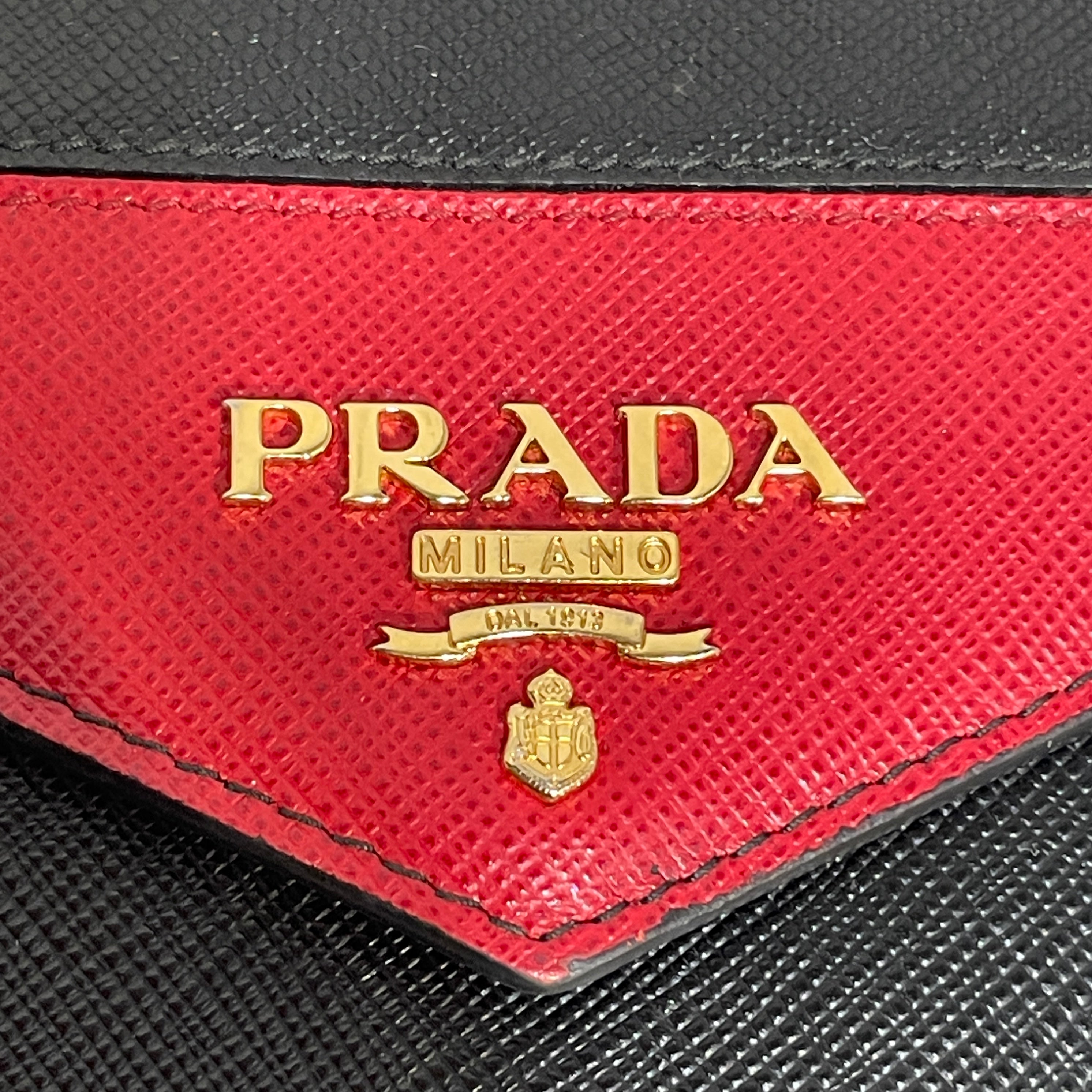 PRADA/Wallet/Leather/BLK/L's/Manuelle Envelope Wallet view 5
