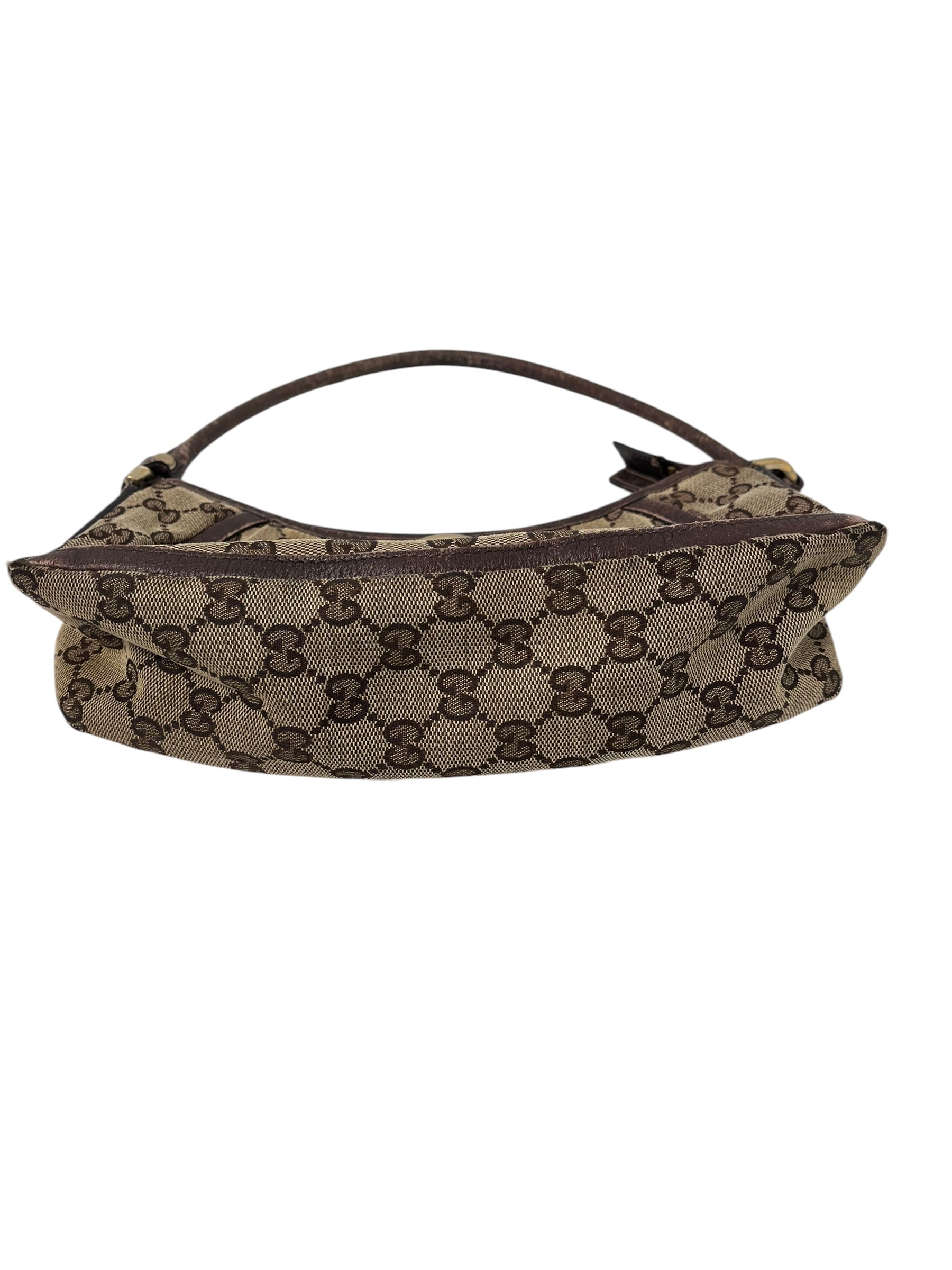 GUCCI/Vintage/Hand Bag/Monogram/Cotton/BRW/CANVAS ABBEY view 3