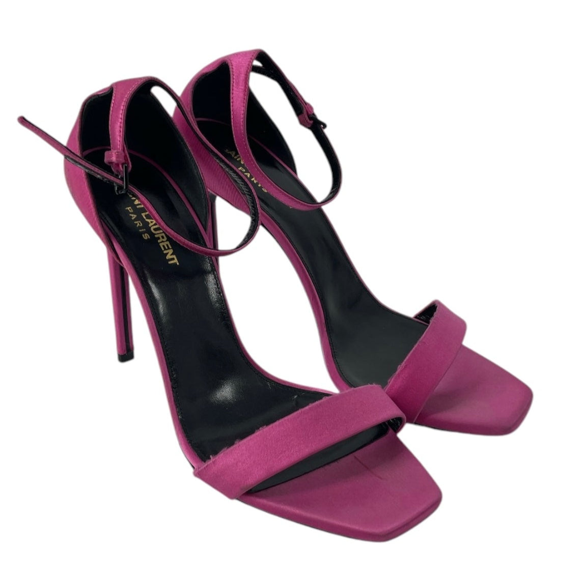 SAINT LAURENT/Heels/EU 41/Cotton/PNK/PINK HEEL view 1