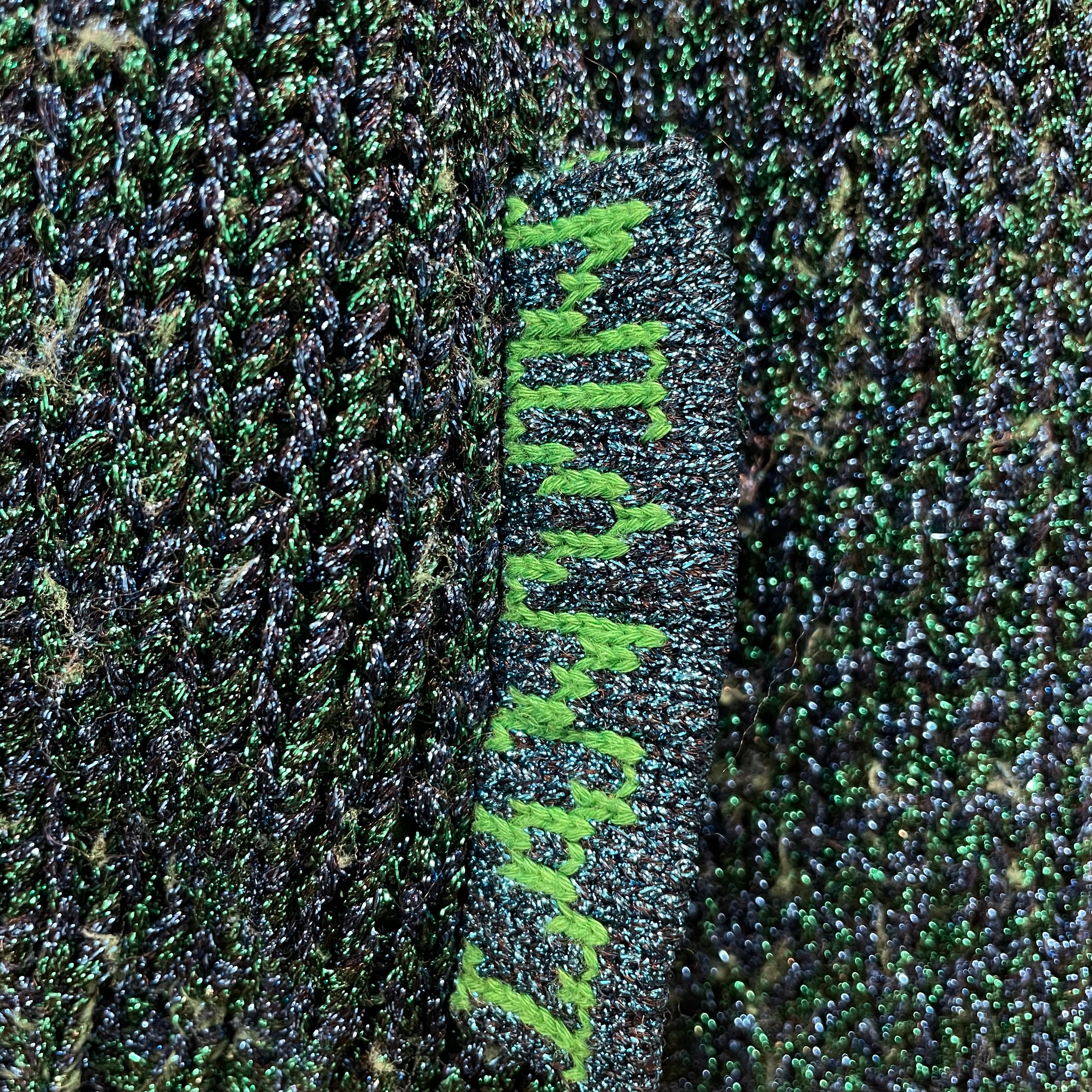 LANVIN/Heavy Sweater/M/Acrylic/GRN/4020 SPARKLY SWEATER view 6