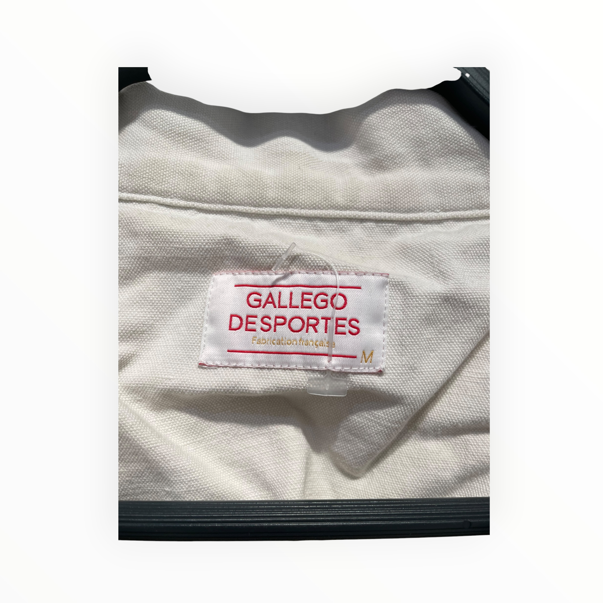 GALLEGO DESPORTES/LS Shirt/M/Cotton/WHT/OVERSIZED view 3