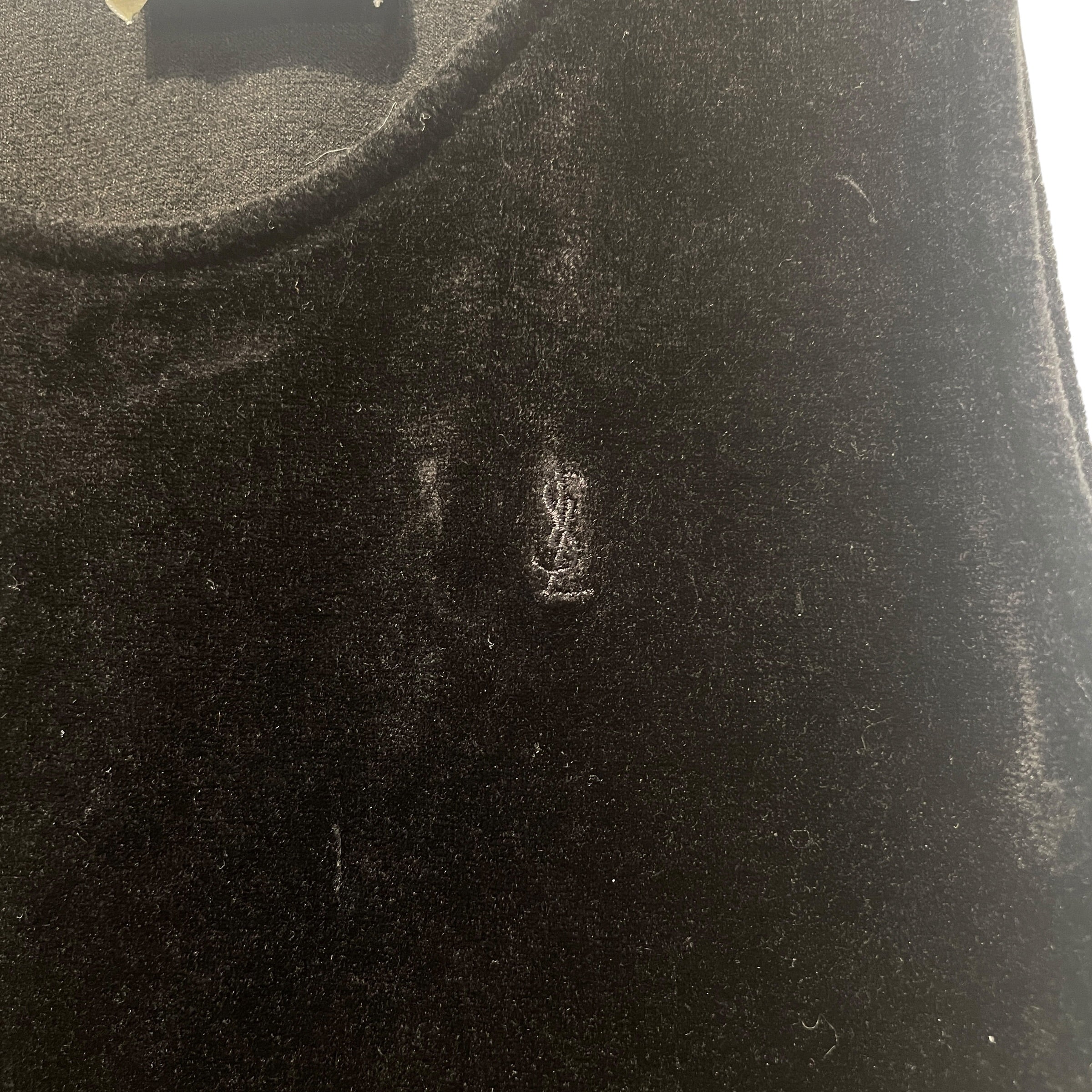 YVES SAINT LAURENT/Tank Top/S/Cotton/BLK/Logo Tank TOp view 2