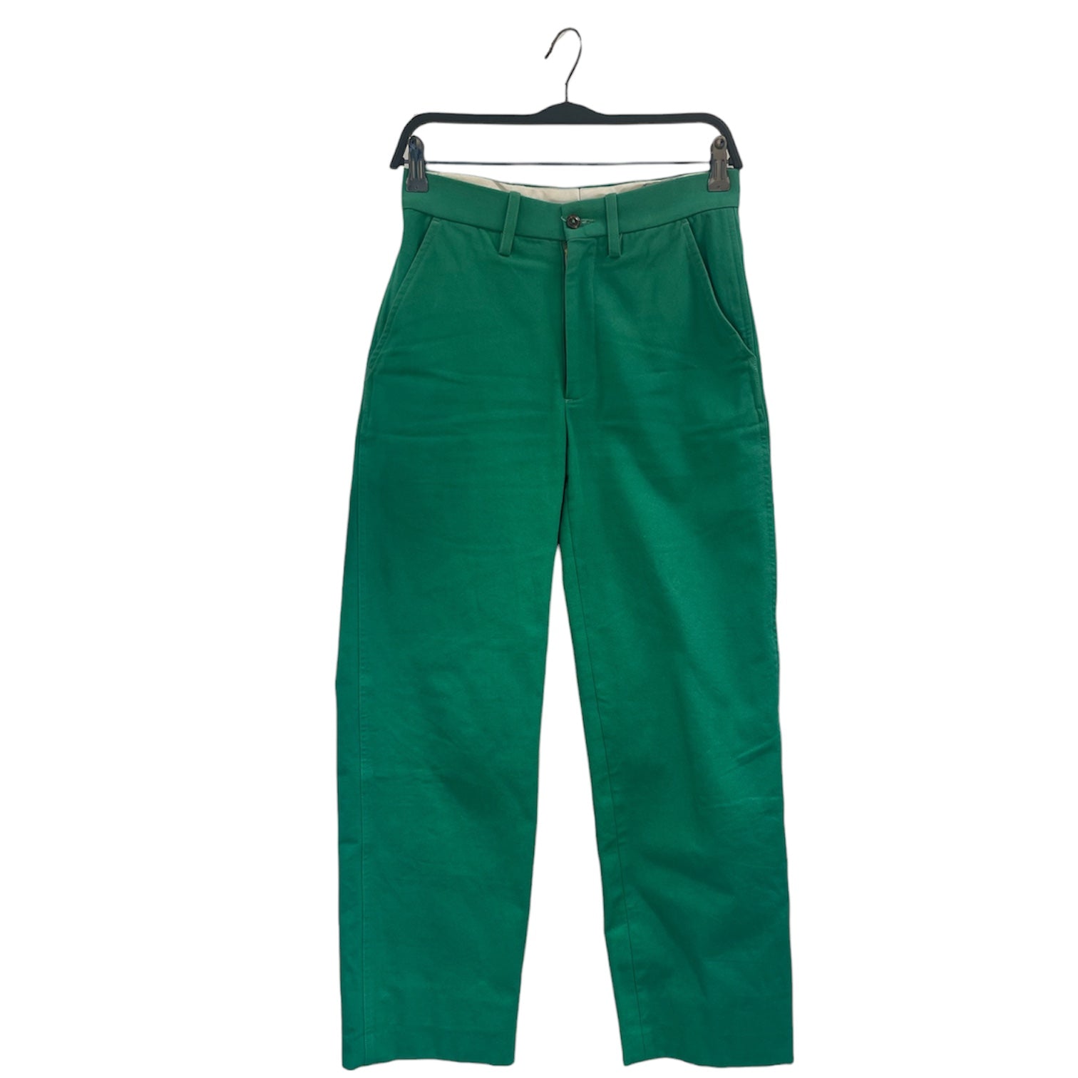 BODE/Wide Leg Pants/18/Denim/GRN/Button Fly/STANDARD TROUSERS / GREEN view 1