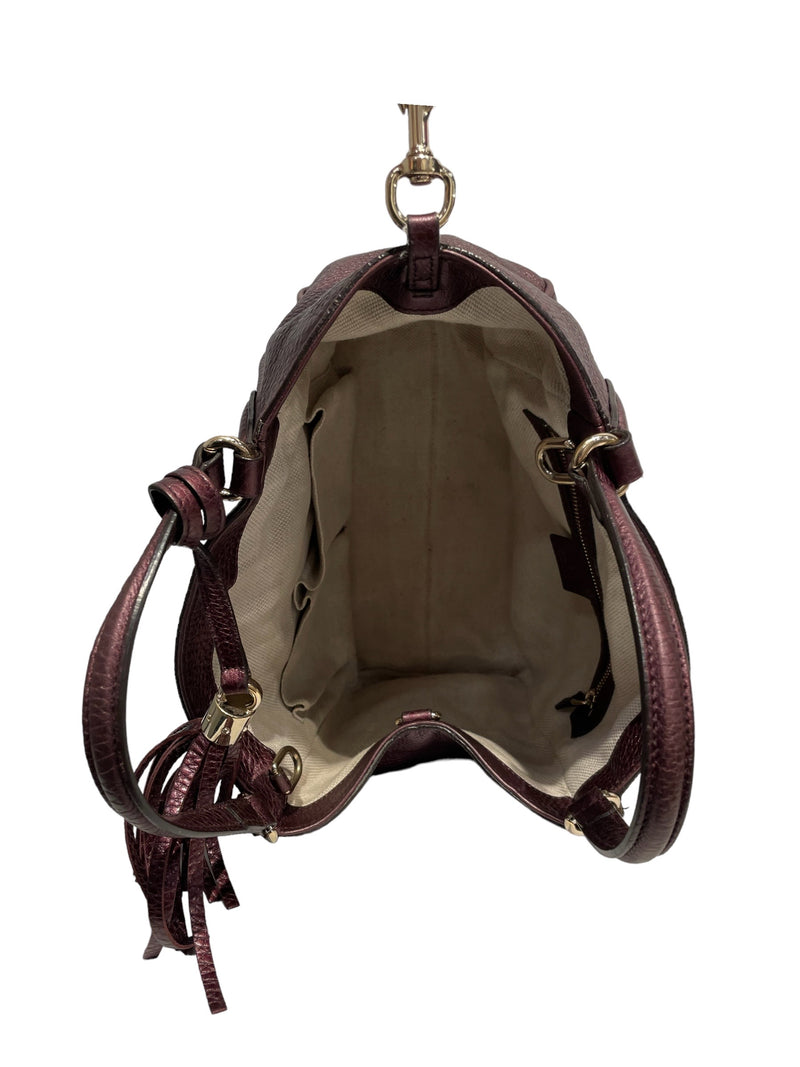 GUCCI/Hand Bag/Leather/BRD/SOHO SATCHEL BAG