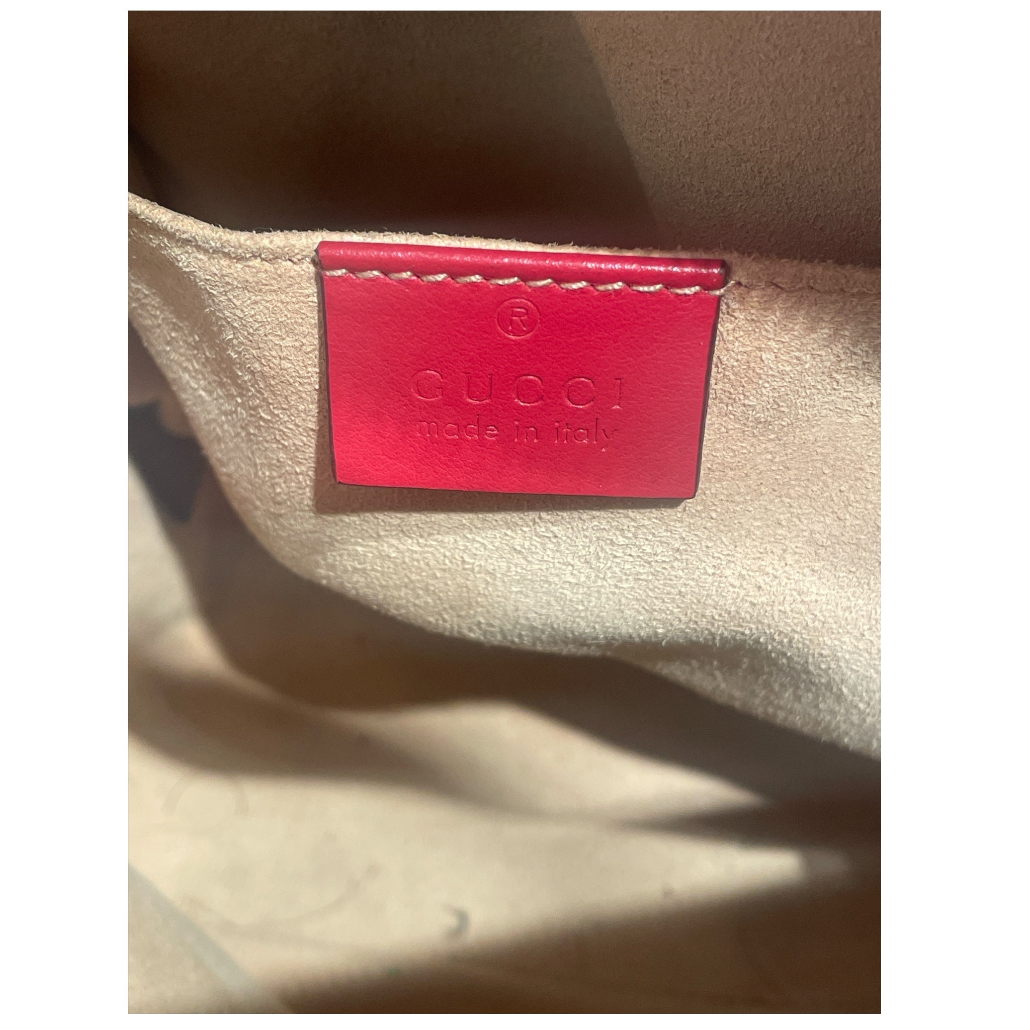 GUCCI/Backpack/RED/GG MARMOT RED BACKPACK view 4