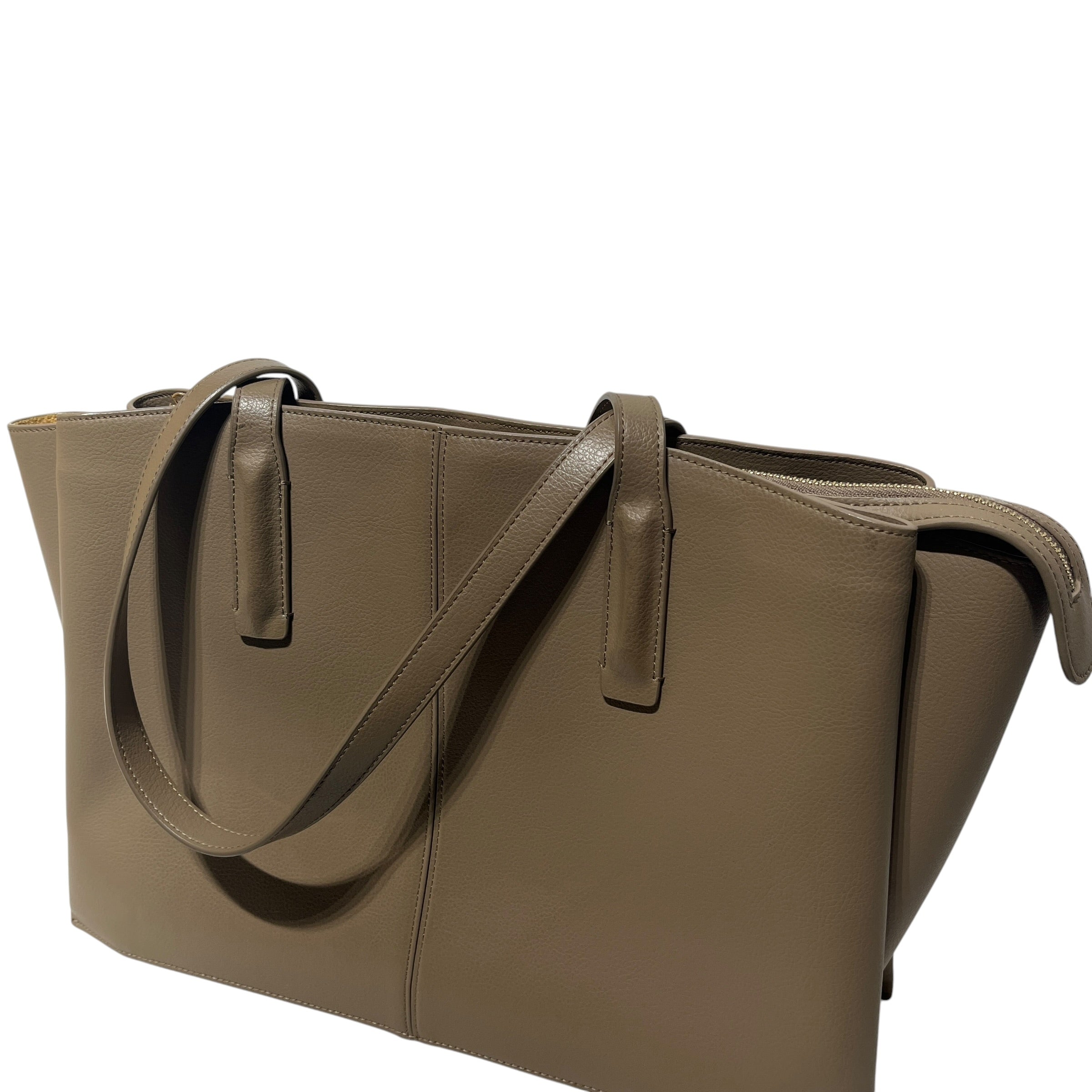 Freja New York/Tote Bag/Leather/BRW/Paloma 3 Pocket Shoulder view 2