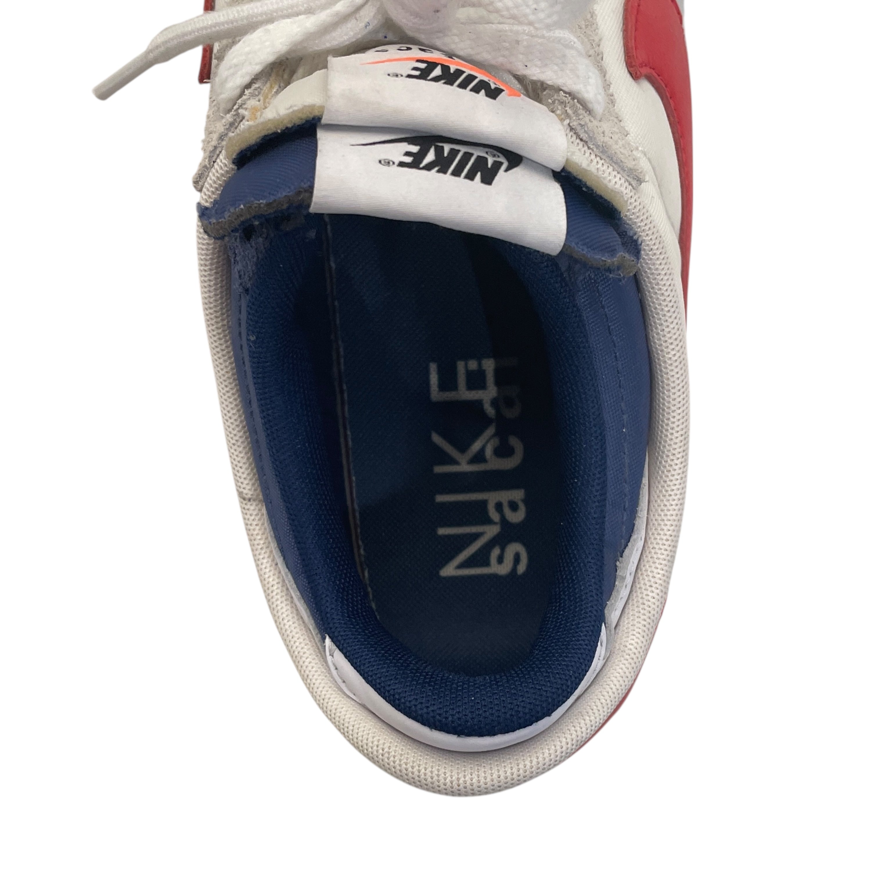 NIKE/Sacai/ZOOM CORTEZ SP/Low-Sneakers/US 9.5/Polyester/WHT/DQ0581-100 view 3