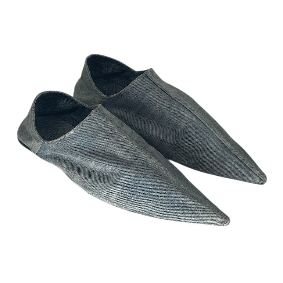 BALENCIAGA/Sandals/EU 43/Cotton/IDG/Slip-on/788347/Denim Mules view 1