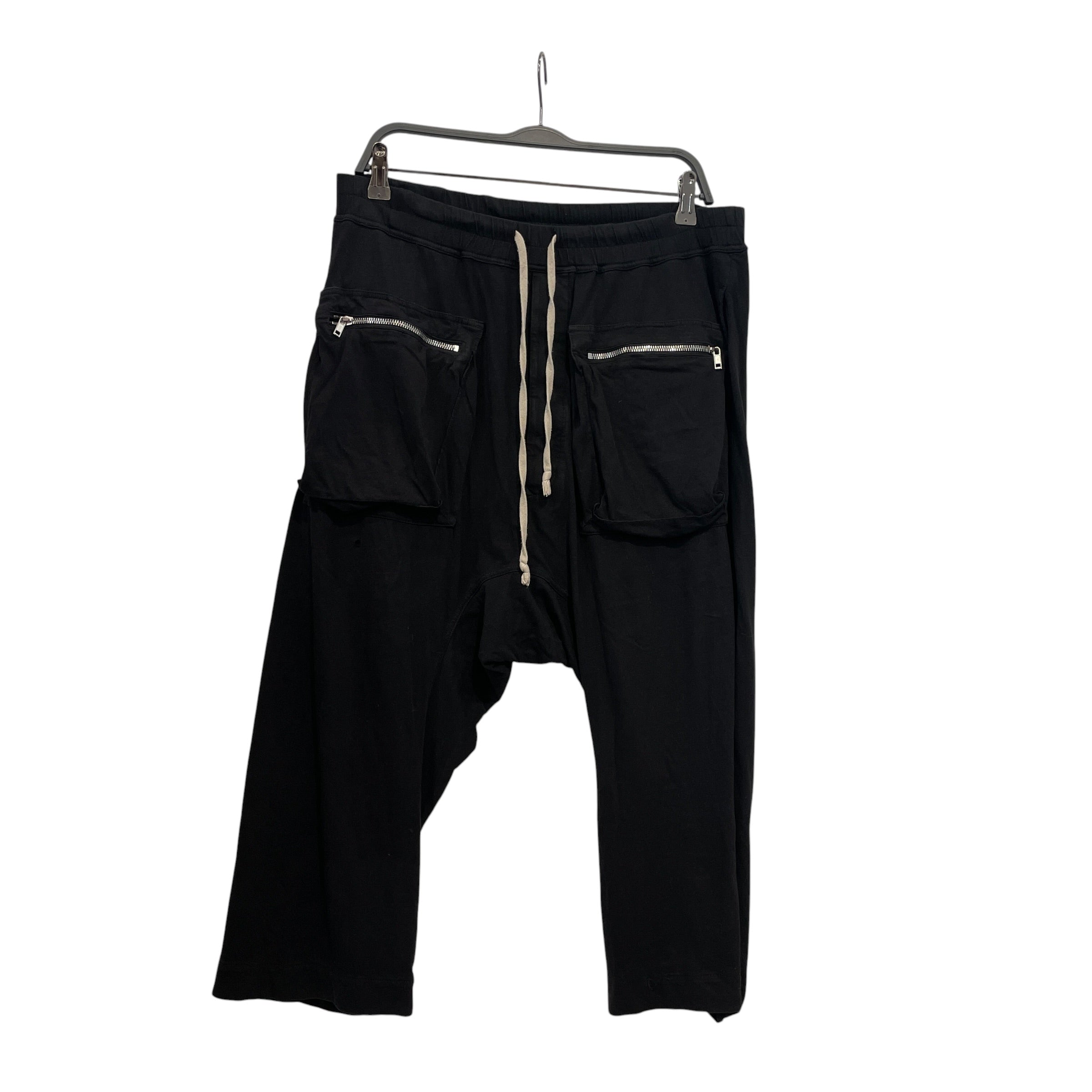 RICK OWENS DRKSHDW/Shorts/M/Cotton/BLK/DROP CROTCH view 1