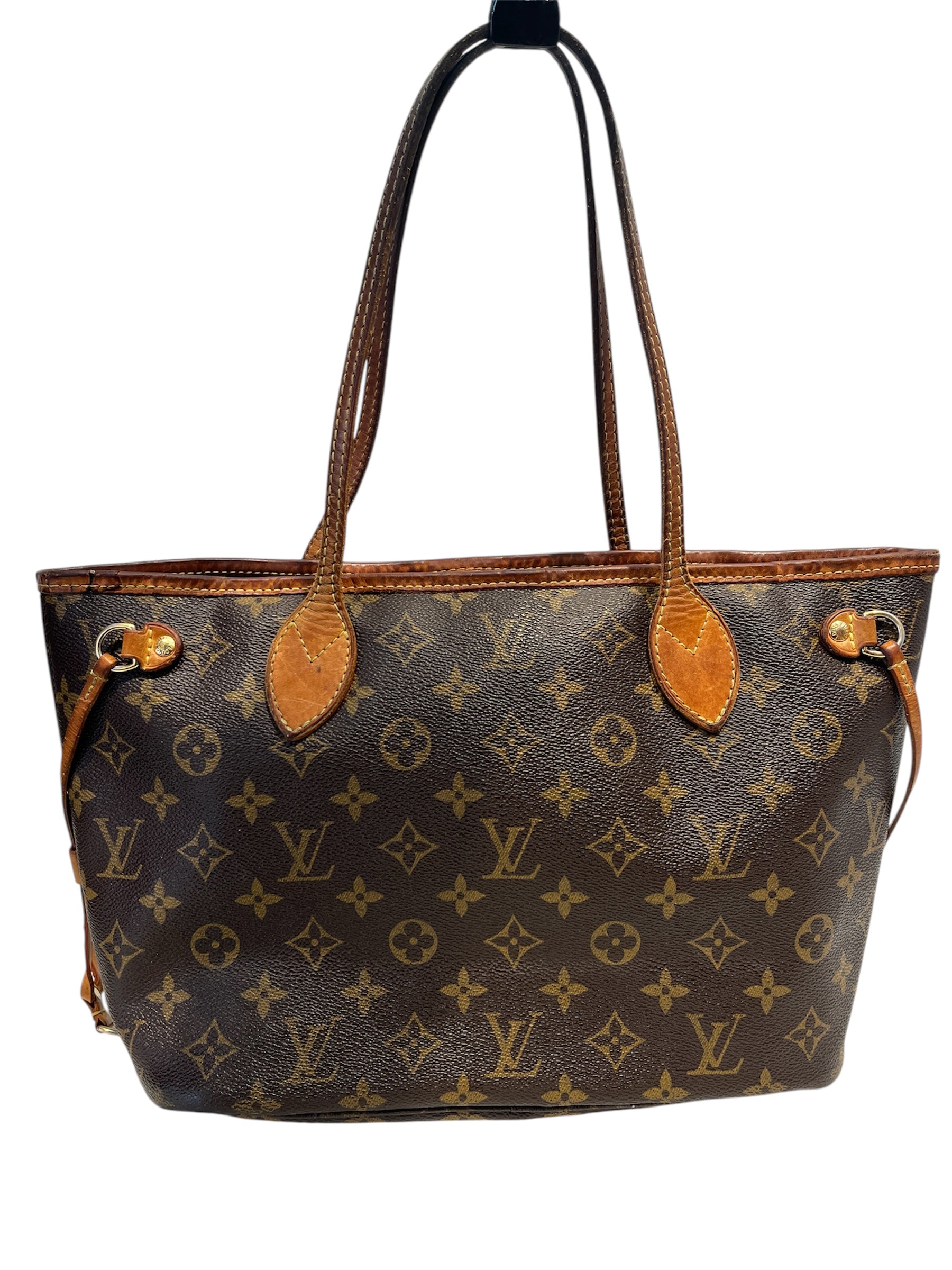 LOUIS VUITTON/Tote Bag/Monogram/Leather/BRW/NEVERFULL PM view 2
