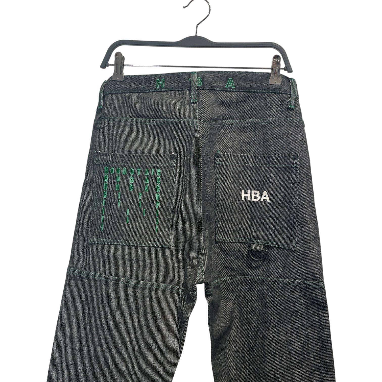 HOOD BY AIR./Pants/XL/Cotton/IDG/Graphic/H13A20-2069 LONG JEANS view 5