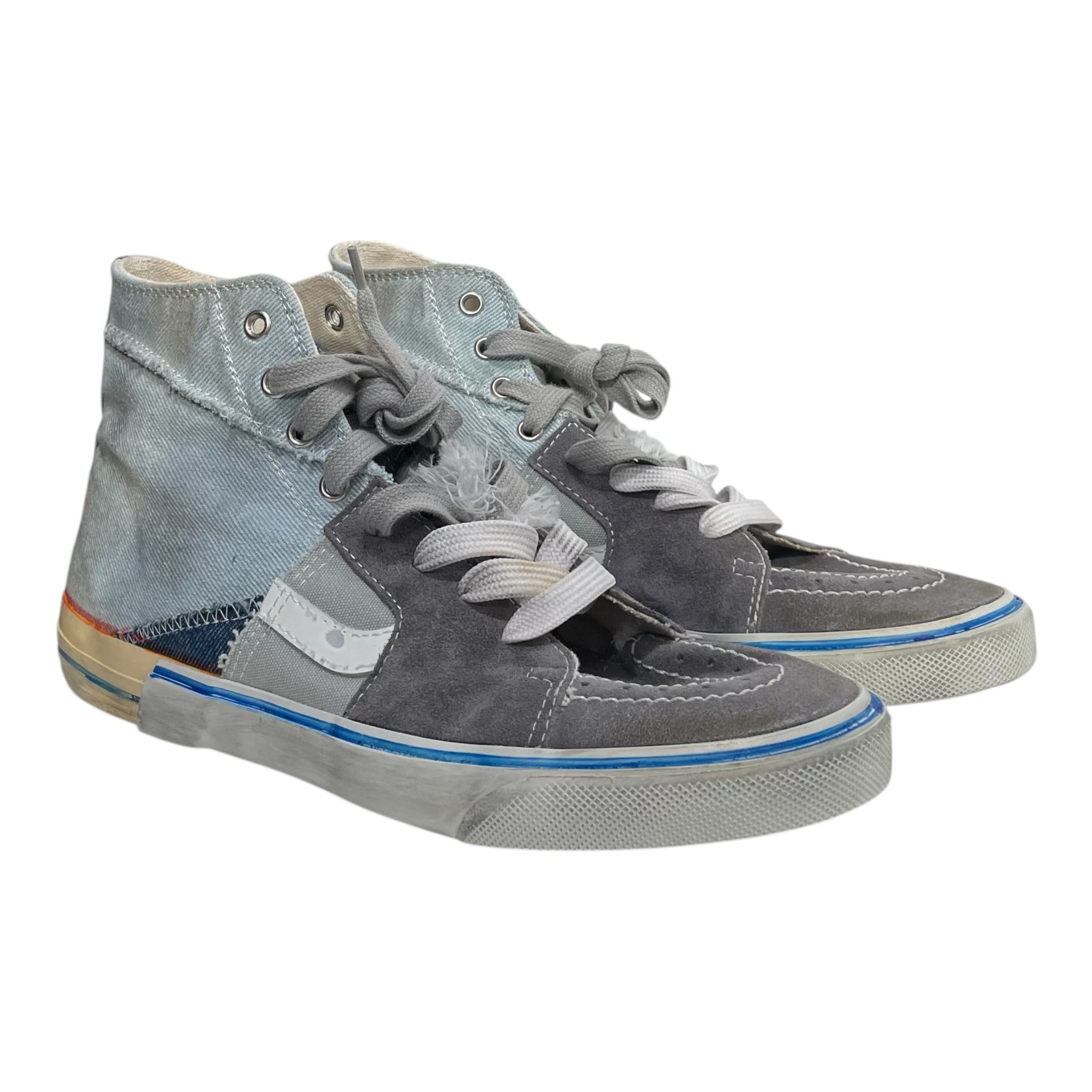 PAUL EASTERLIN/Hi-Sneakers/US 7/All Over Print/Denim/IDG/CALY STAR DENIM view 1