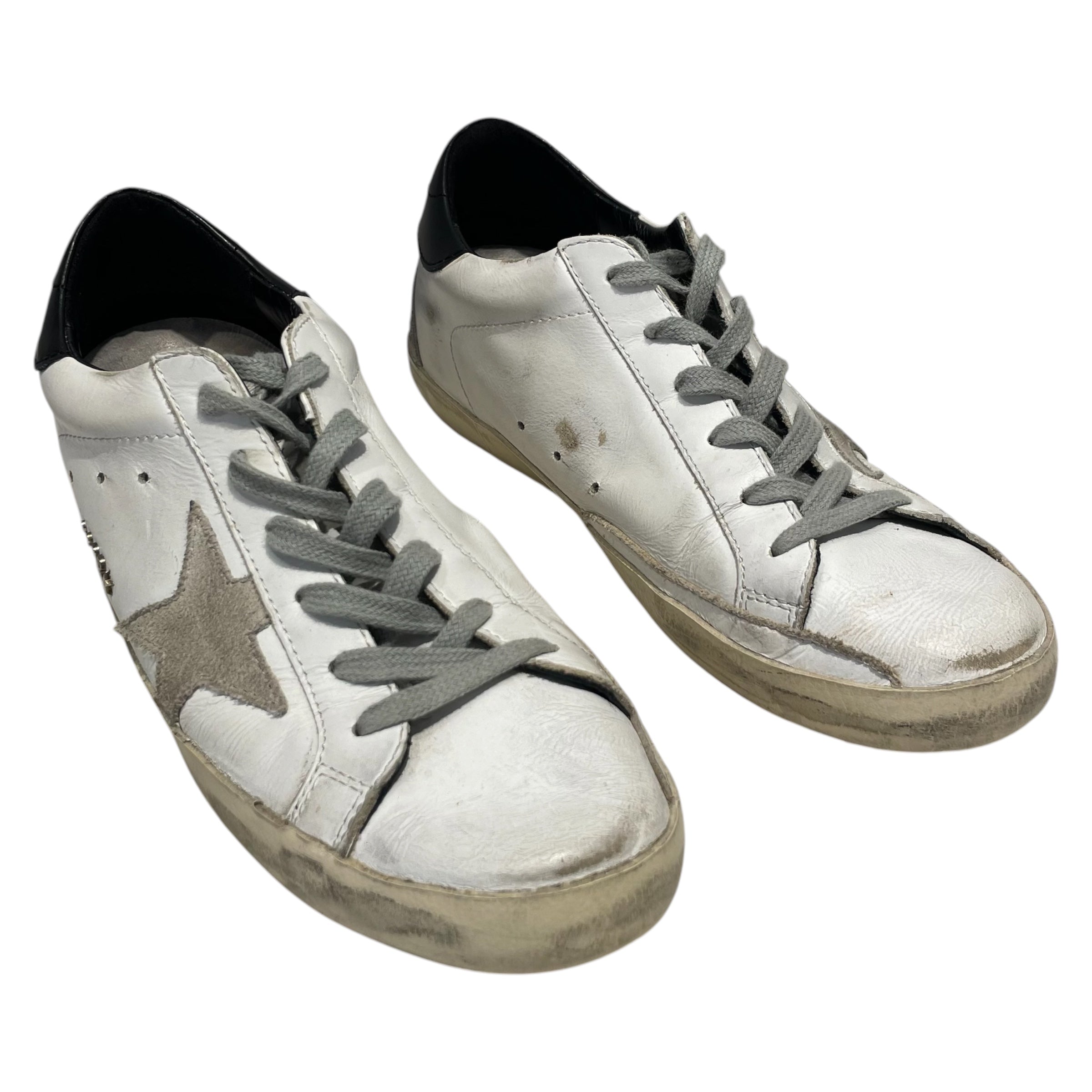 GOLDEN GOOSE/Low-Sneakers/EU 38/Leather/WHT/Superstar view 1