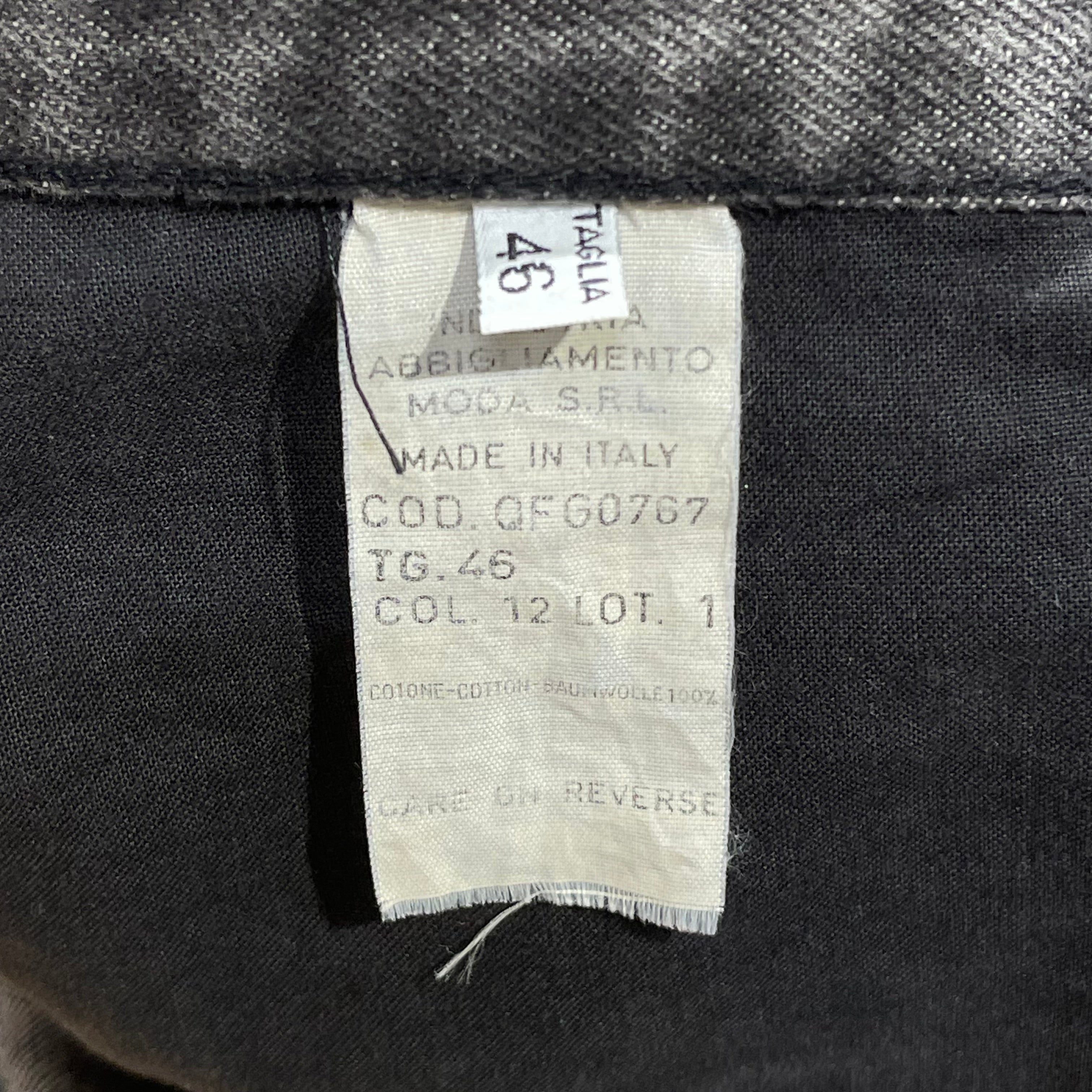 MOSCHINO JEANS/Long Skirt/46/Denim/GRY/placket skirt view 4