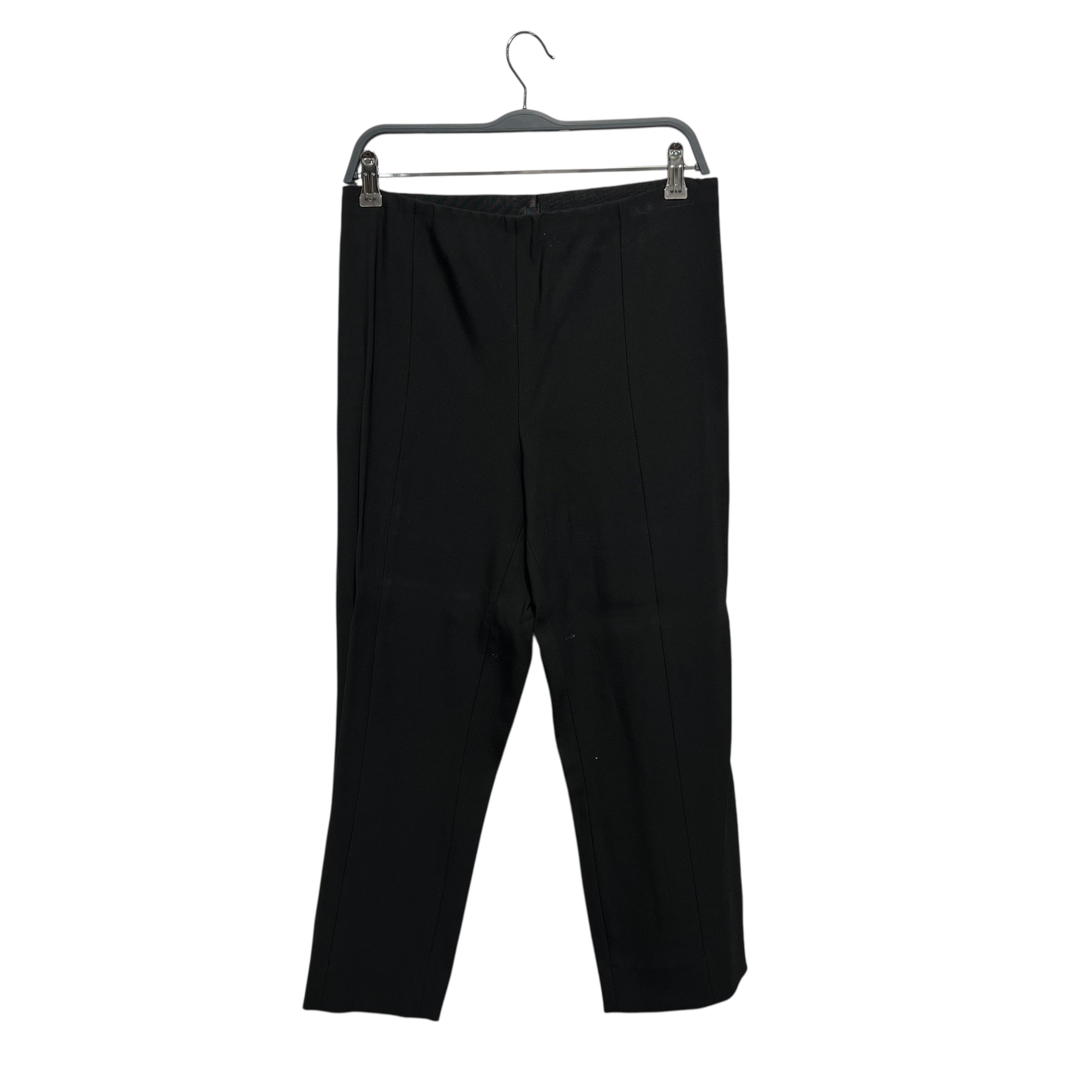 THE ROW/Straight Pants/12/Cotton/BLK/all black view 1