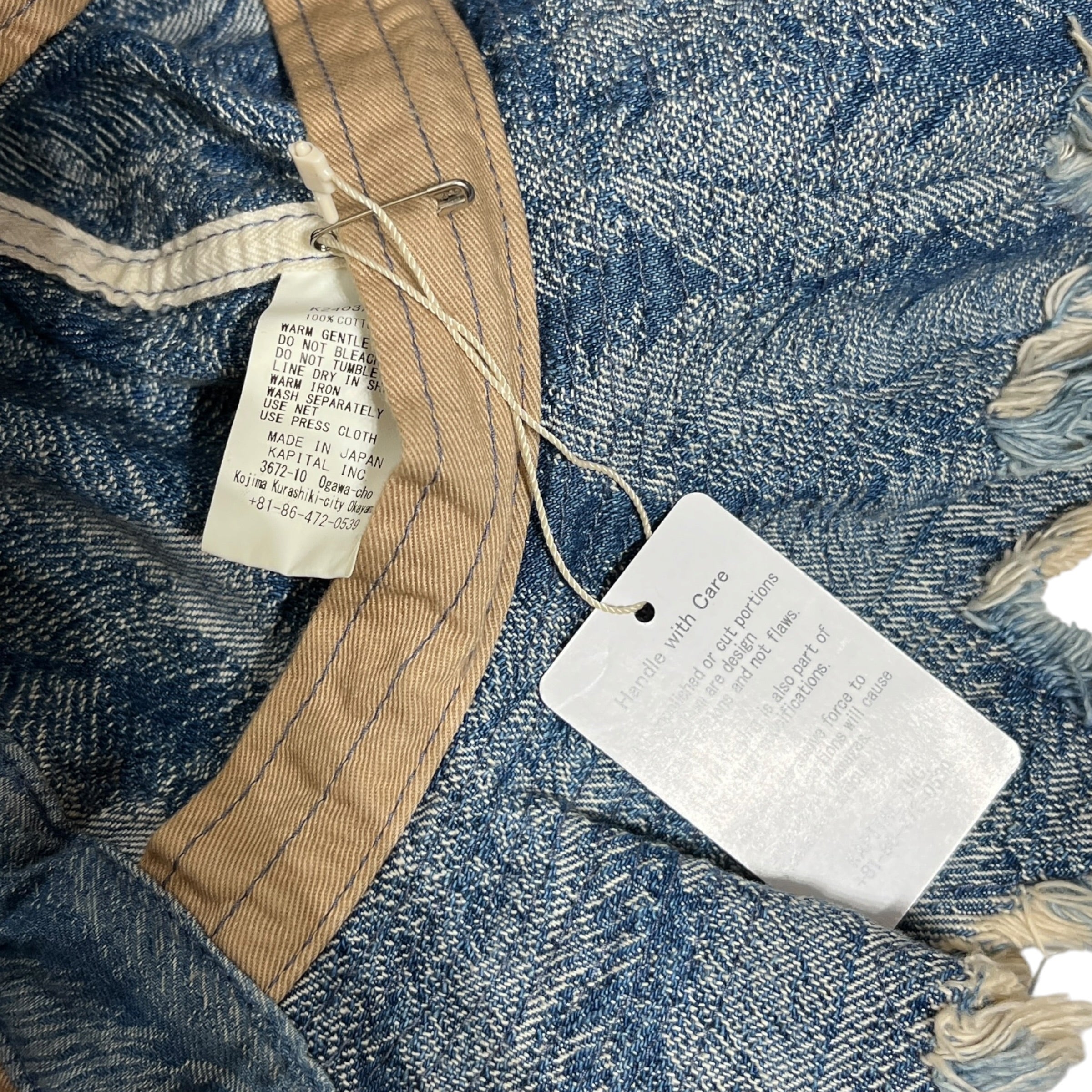 KAPITAL/Bucket Hat/Monogram/Denim/BLU/Magpie Tulip Radio Hat view 3