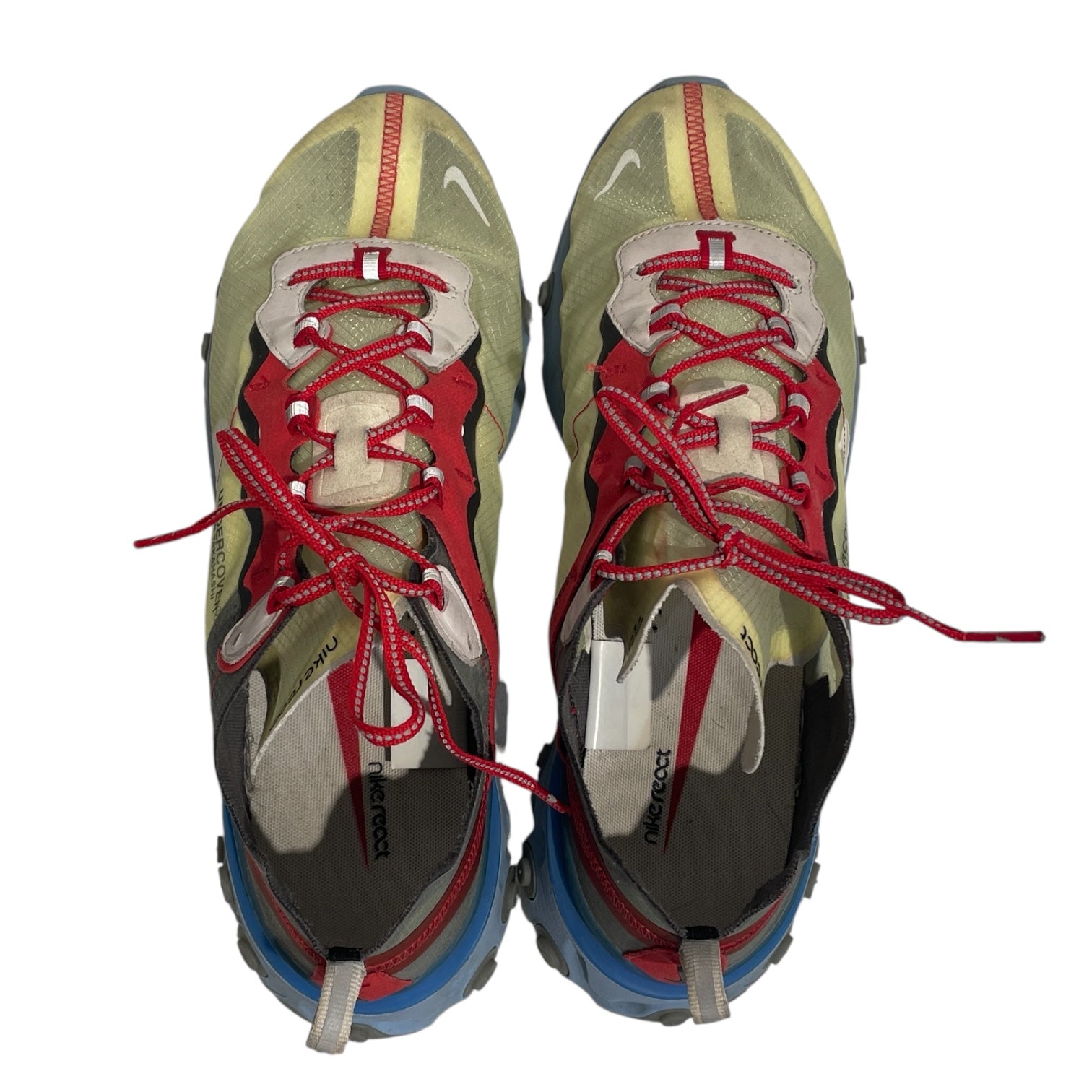 NIKE/REACT ELEMENT 87/Low-Sneakers/US 12/YEL/Straight Tip/BQ2718-700 view 3