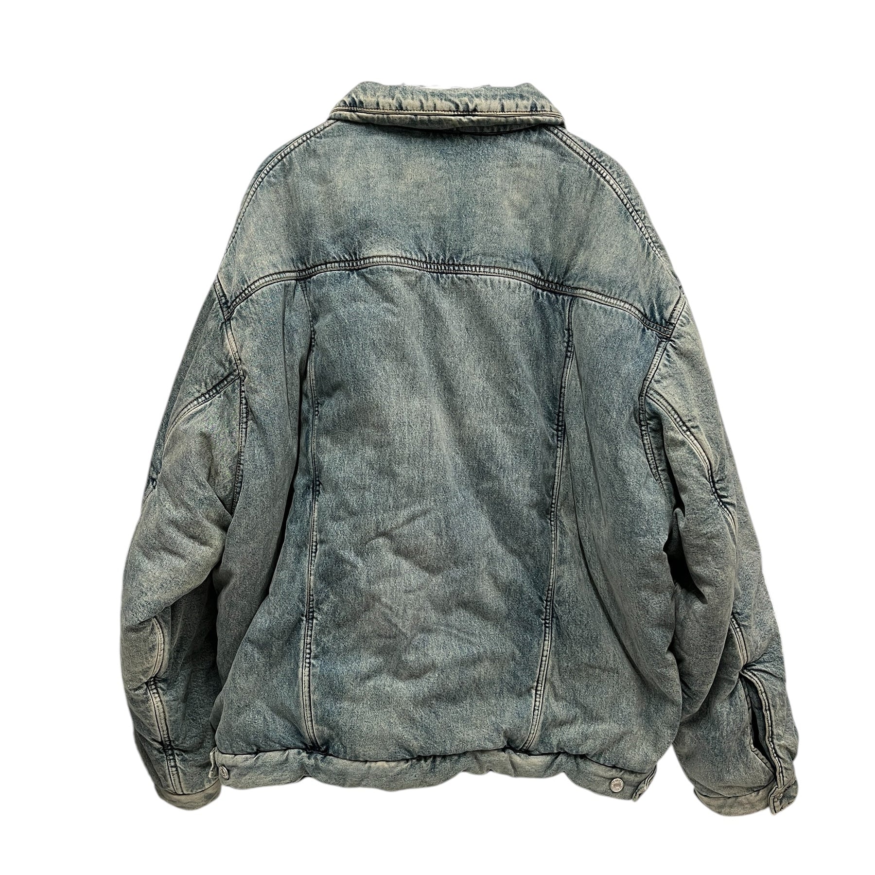 BALENCIAGA/Denim Jkt/50/Denim/BLU/Double Breasted/ view 2