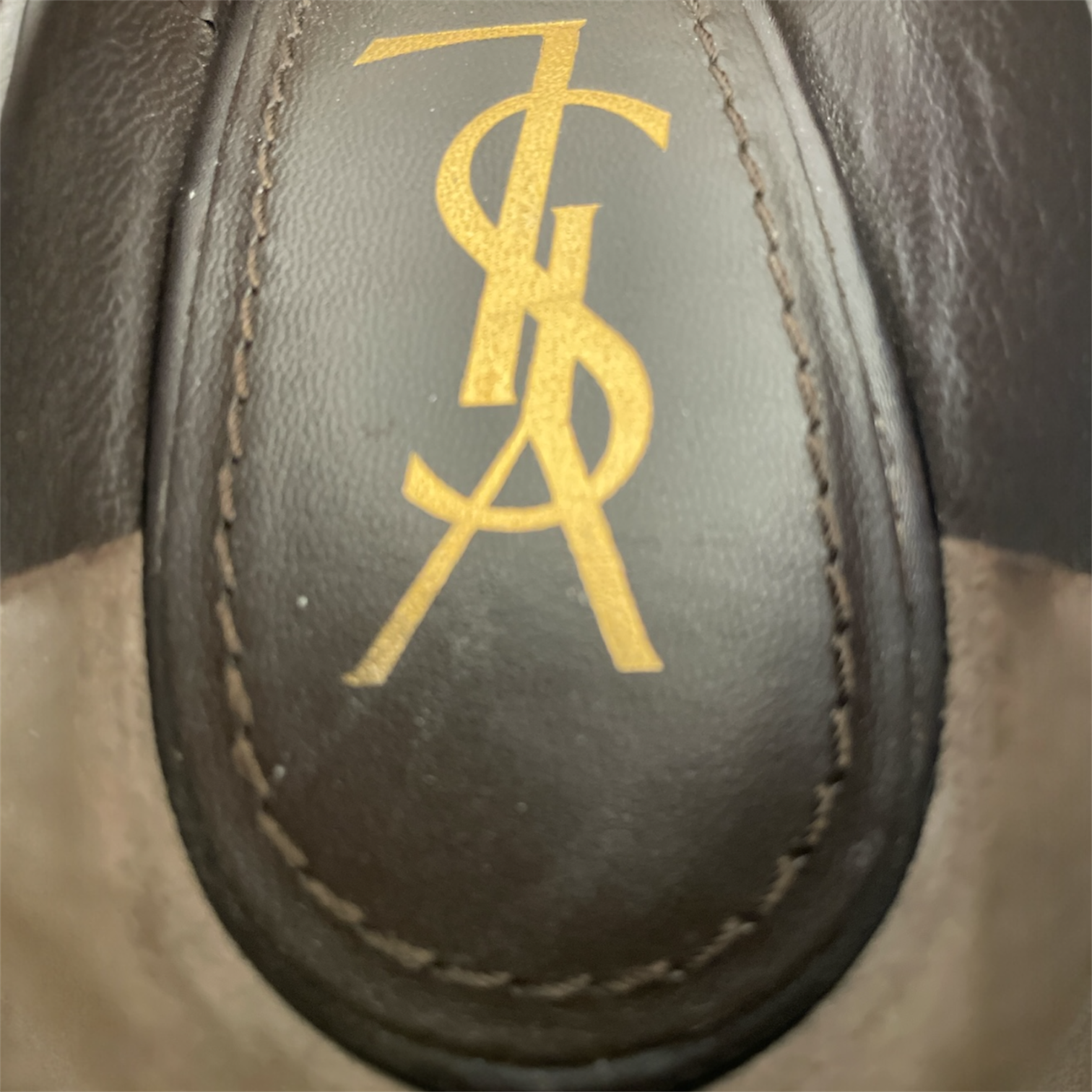 YVES SAINT LAURENT/Heels/EU 37/Leather/BRW/V-Tip/ view 3