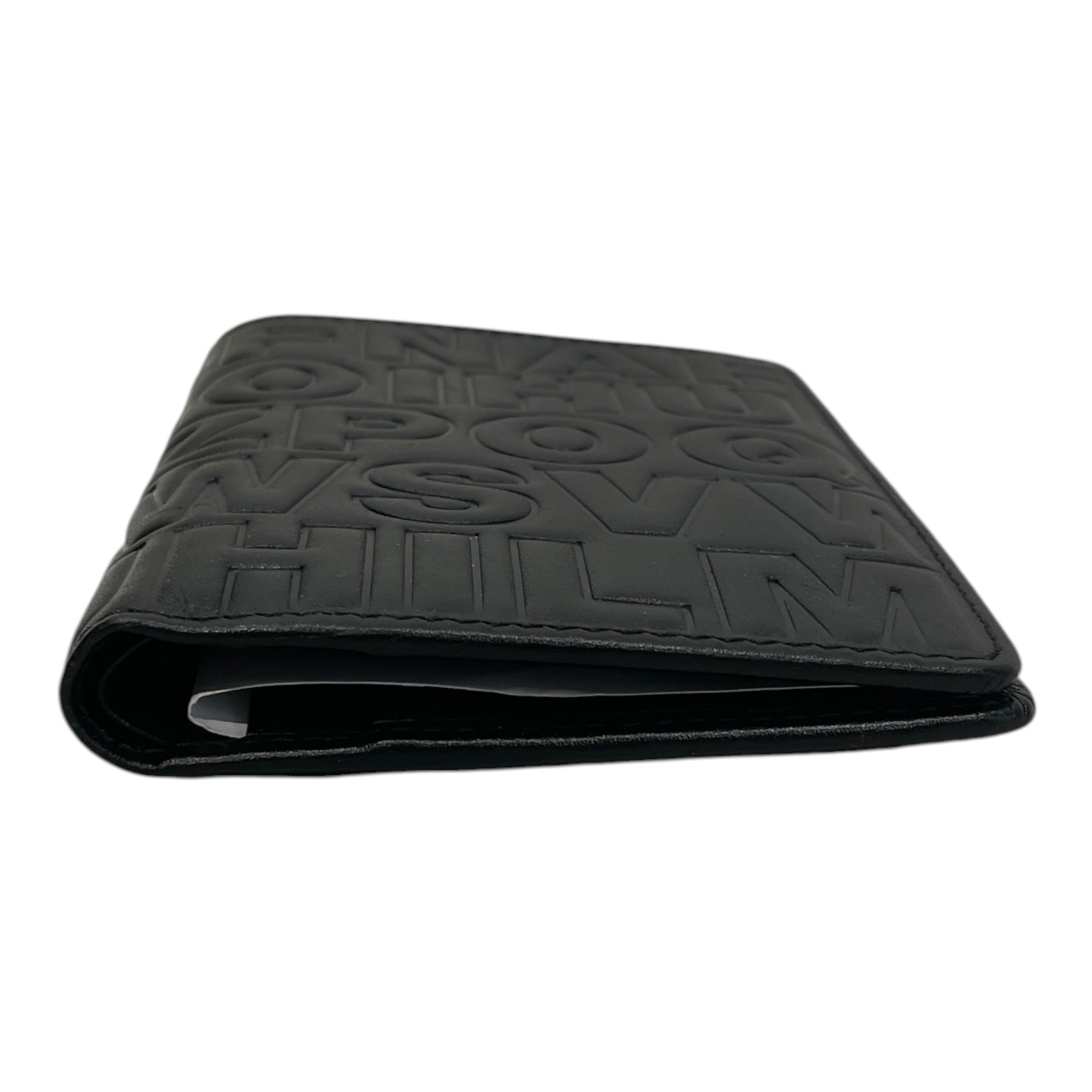 COMME des GARCONS/Wallet/Monogram/Leather/BLK/LETTER MONOGRAM view 3