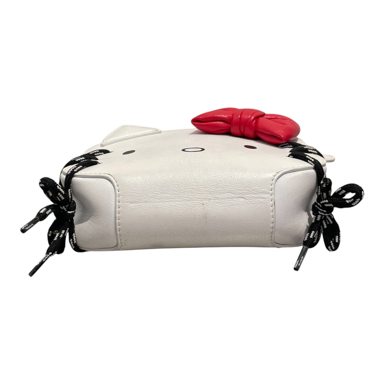 BALENCIAGA/Cross Body Bag/Leather/WHT/Kello Kitty white bag view 3