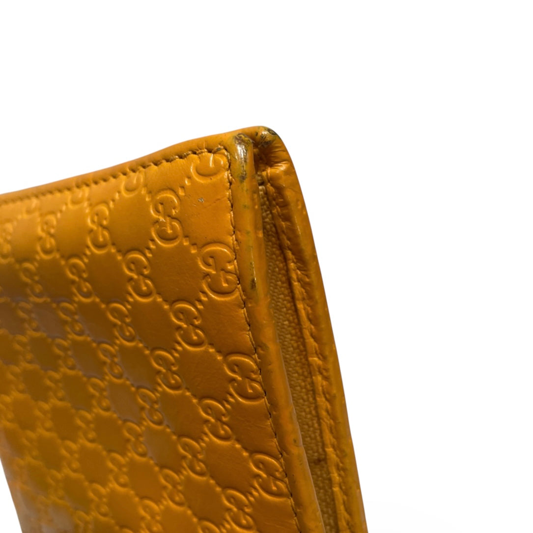GUCCI/Long Wallet/Monogram/Leather/ORN/L's/zipper orang view 7