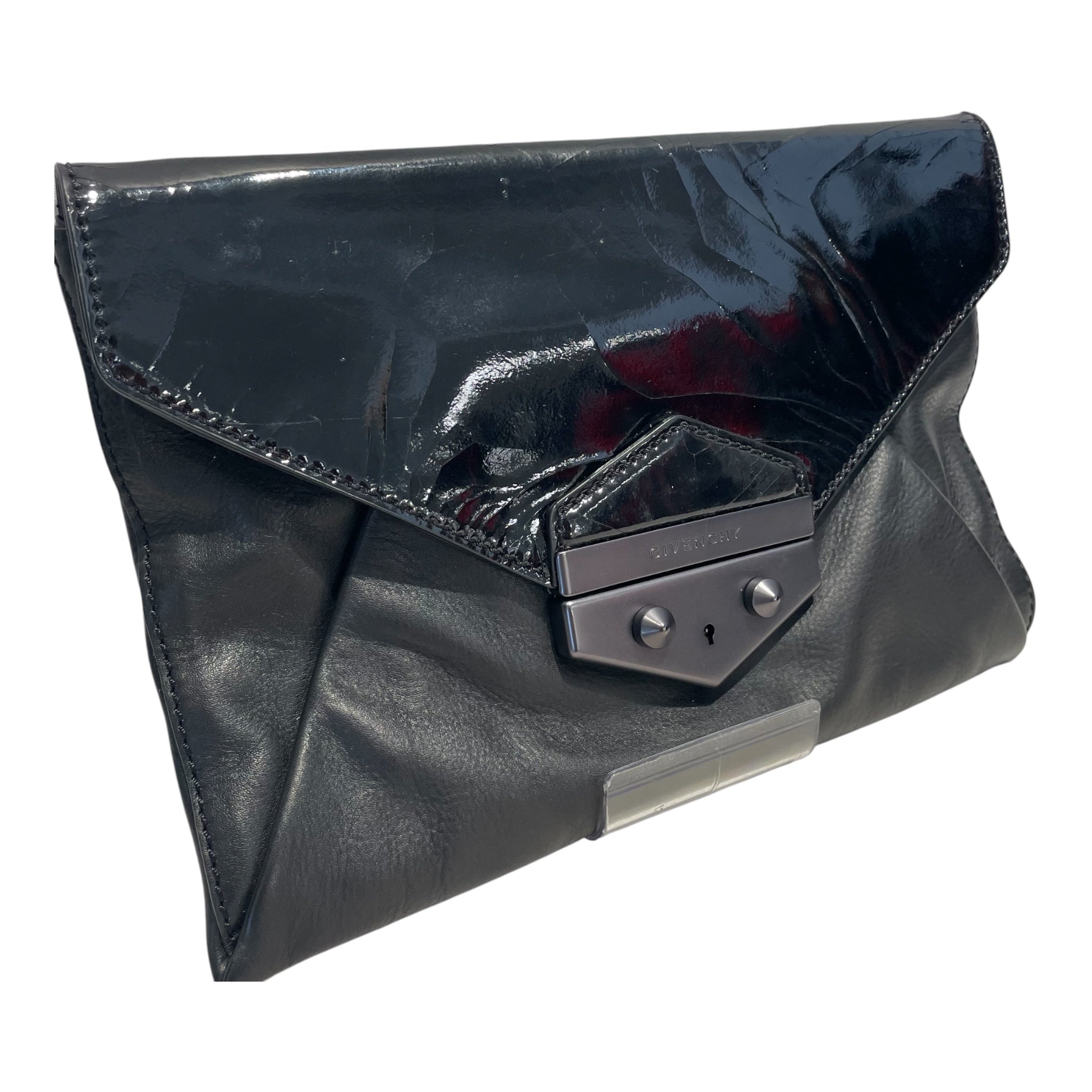 GIVENCHY/Clutch Bag/Leather/BLK/ENVELOPE CLUTCH view 6