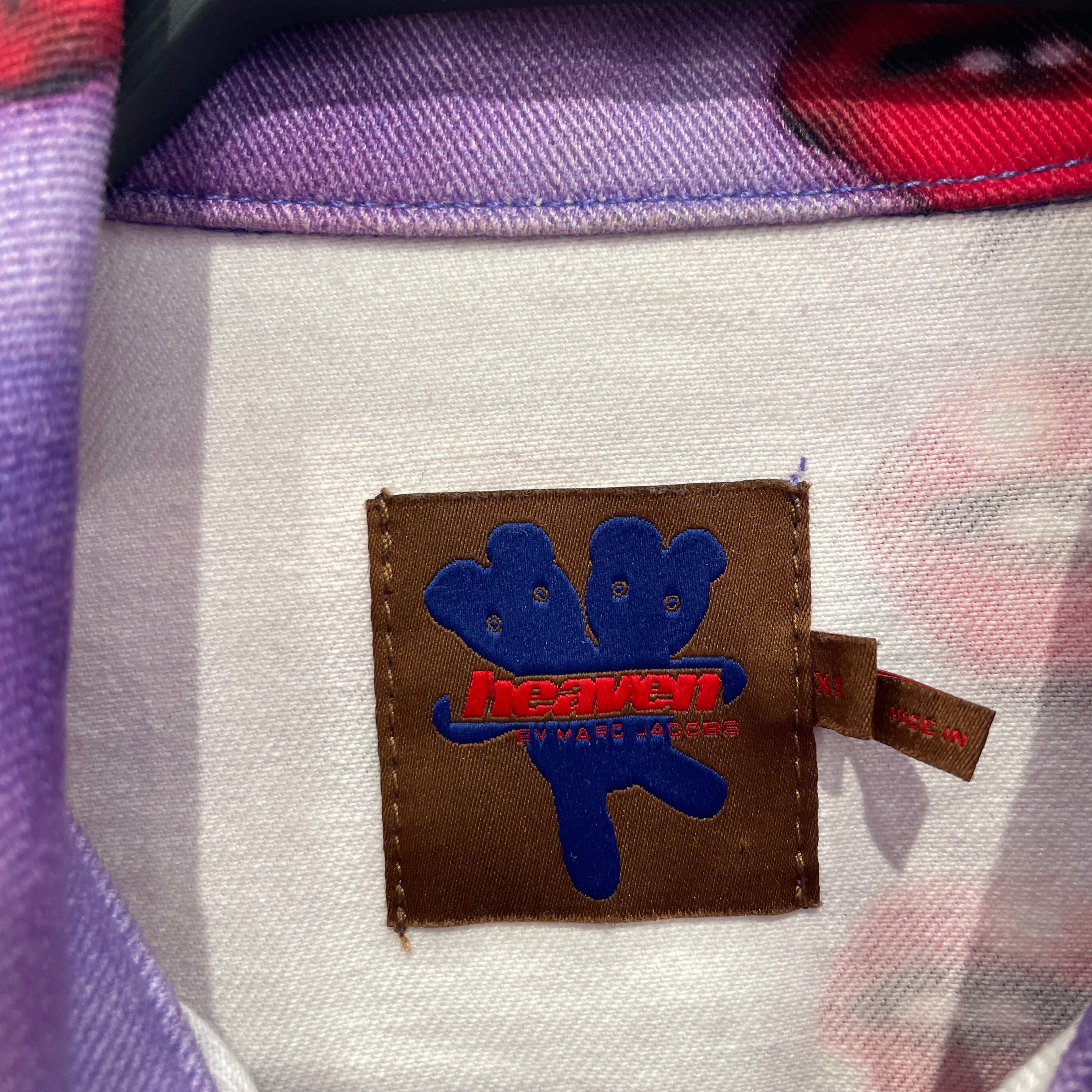 Heaven By Marc Jacobs/Jacket/XS/All Over Print/Denim/MLT/LIPS view 3
