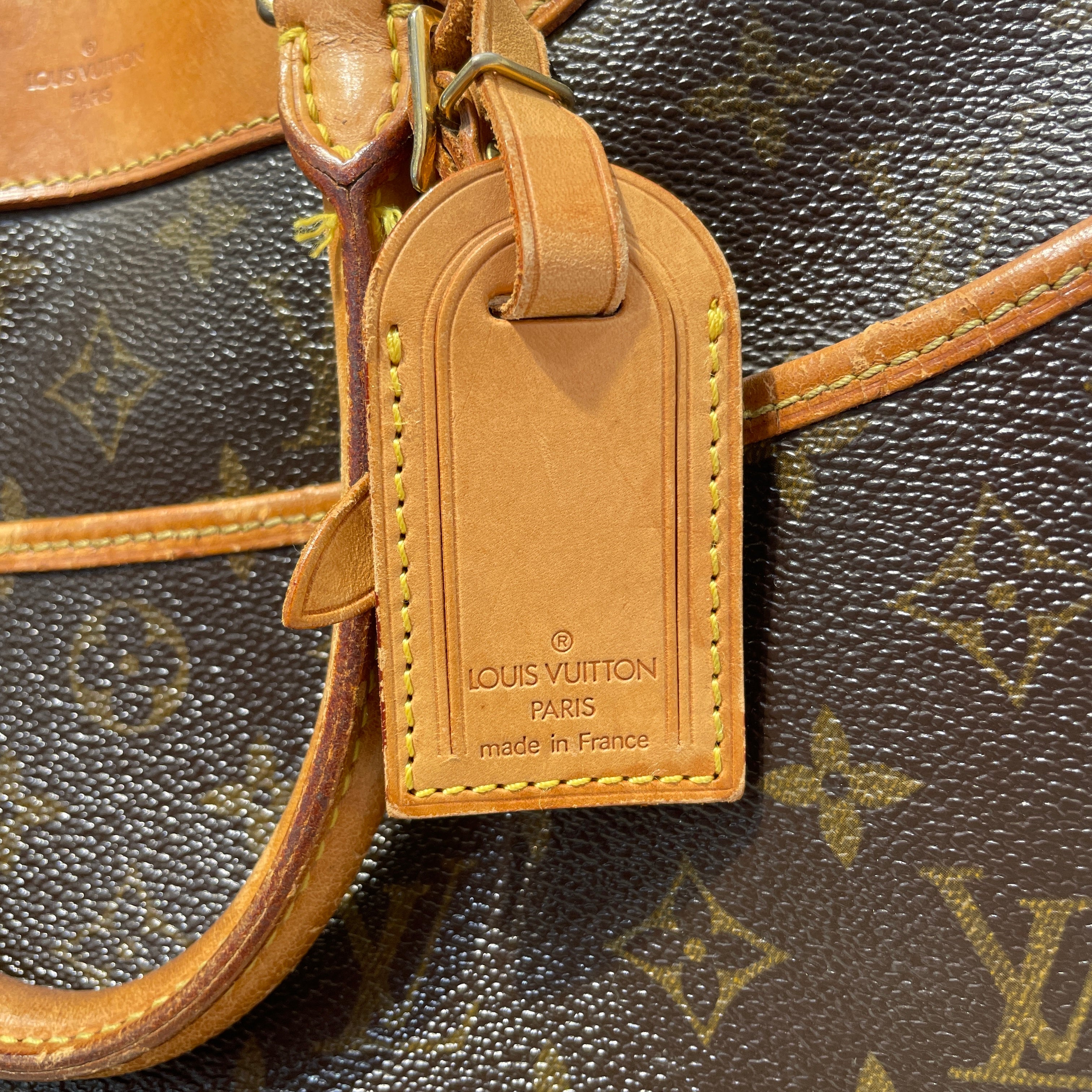 LOUIS VUITTON/Hand Bag/Monogram/Leather/BRW/Deauville Monogram view 5