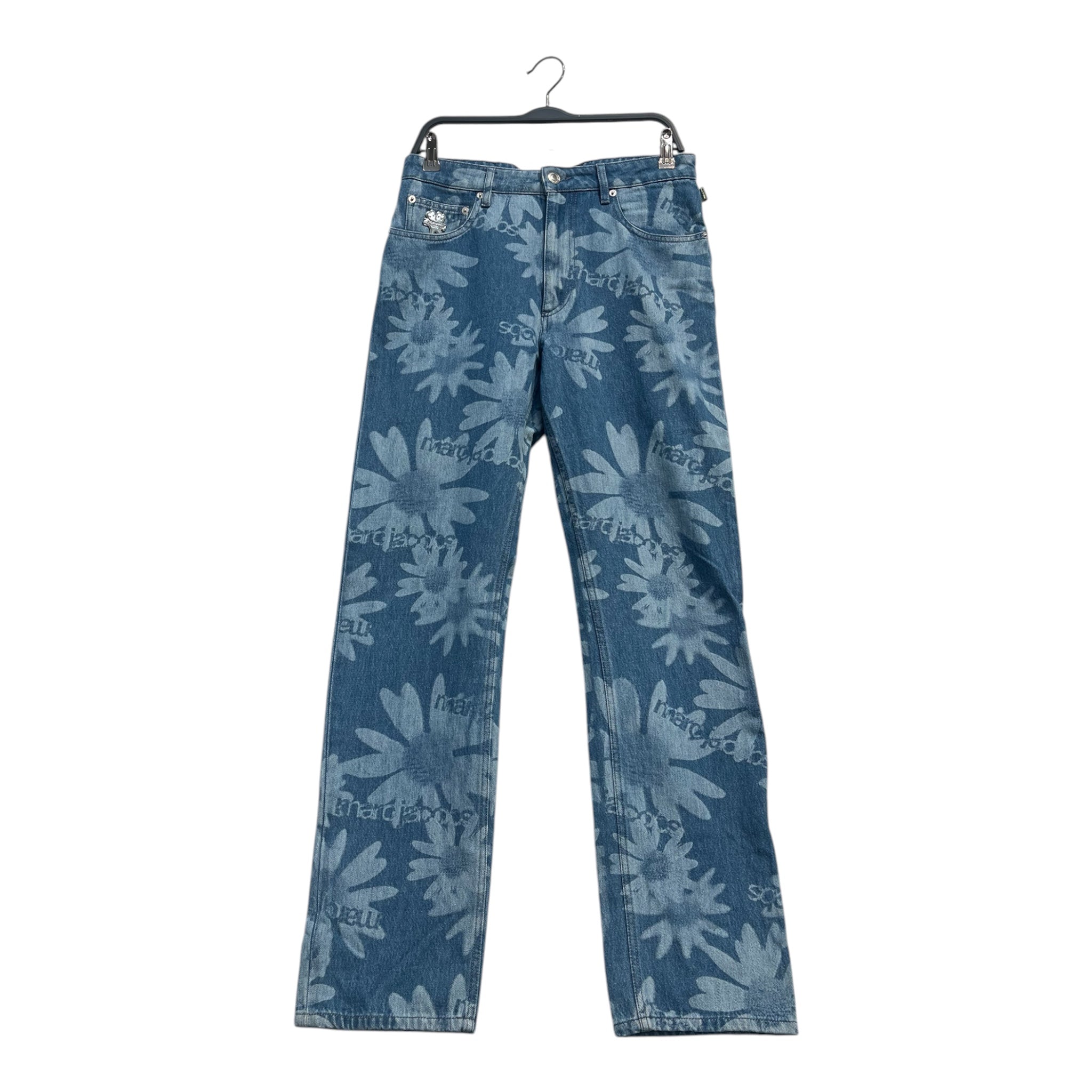 Heaven By Marc Jacobs/Bottoms/29/Floral Pattern/Cotton/BLU/BLUE FLORAL PATTERN JEANS view 1