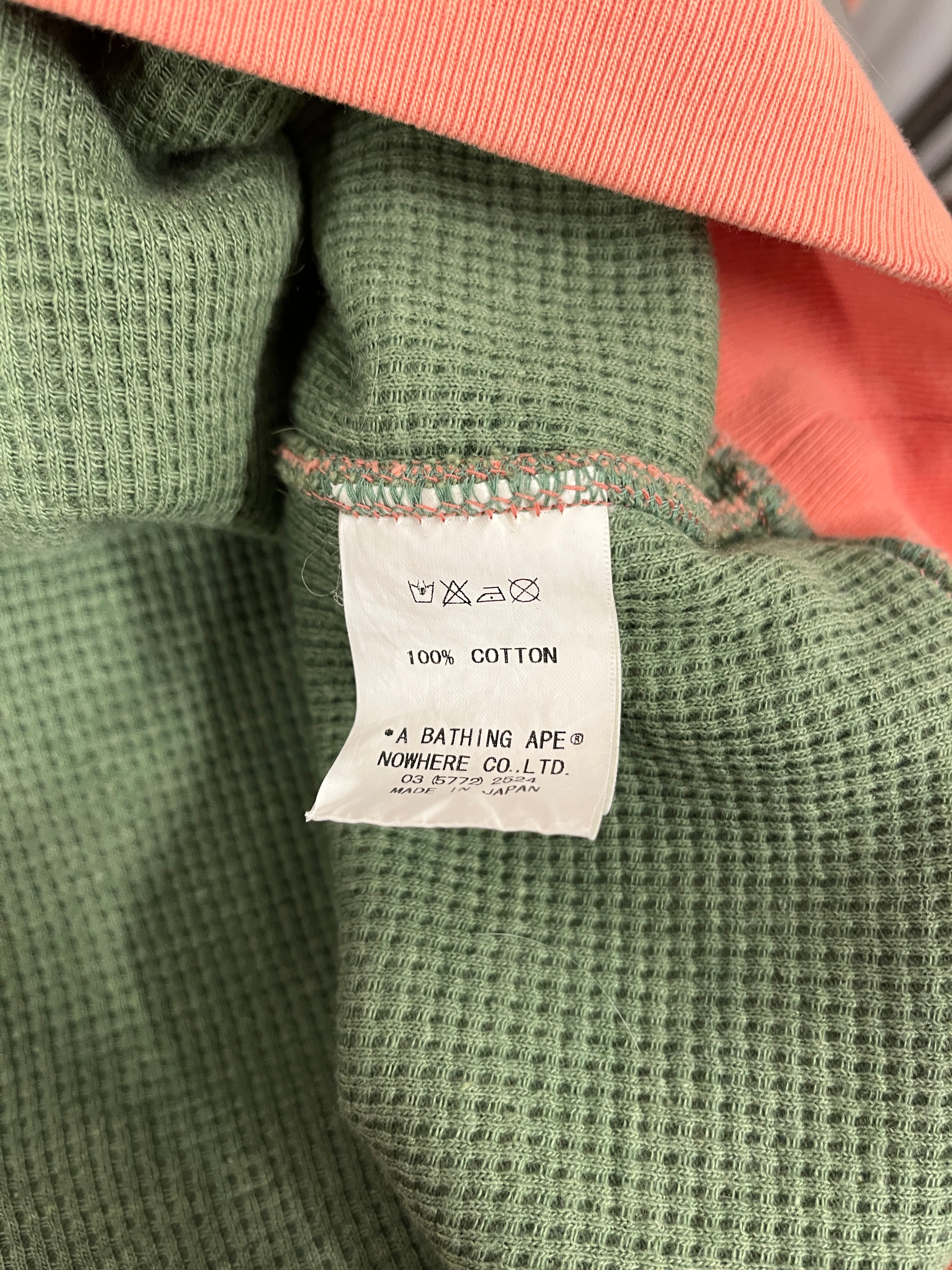 A BATHING APE/Zip Up Hoodie/XL/Cotton/PNK/ view 4