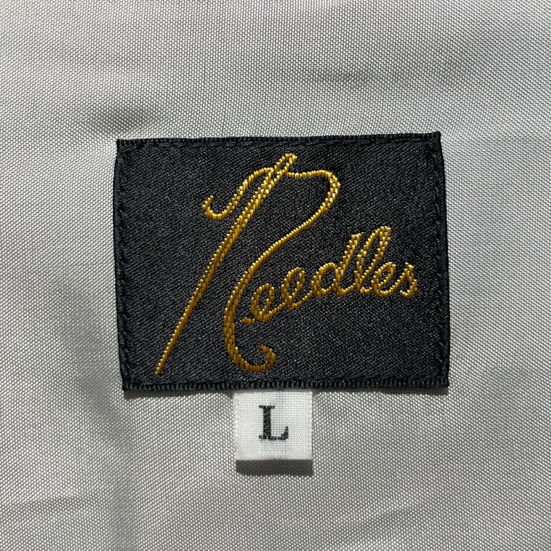 Needles/LS Shirt/L/Khaki/Cotton/Plaid/IN170/IN170