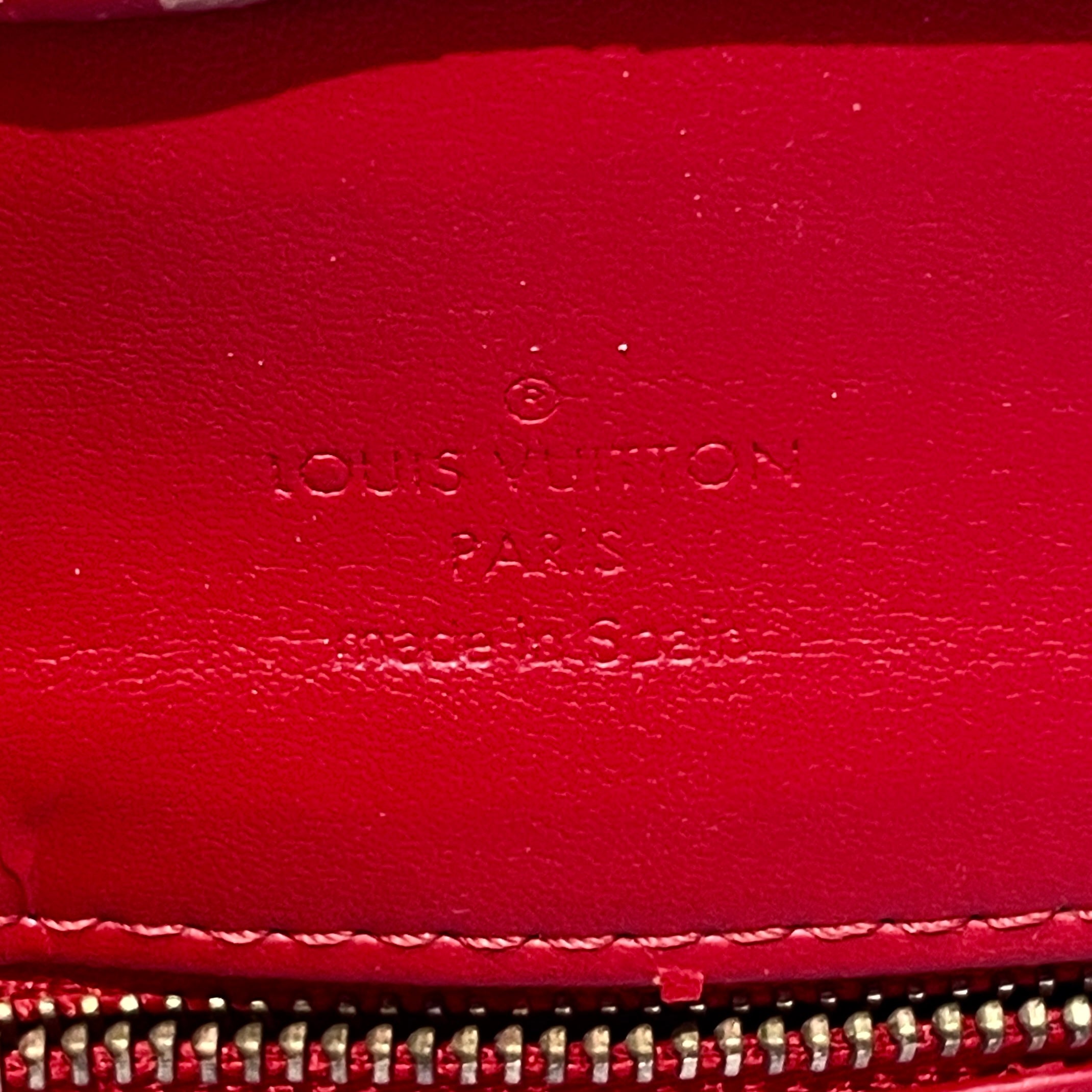 LOUIS VUITTON/Hand Bag/Monogram/RED/Monogram Vernis Tote view 5