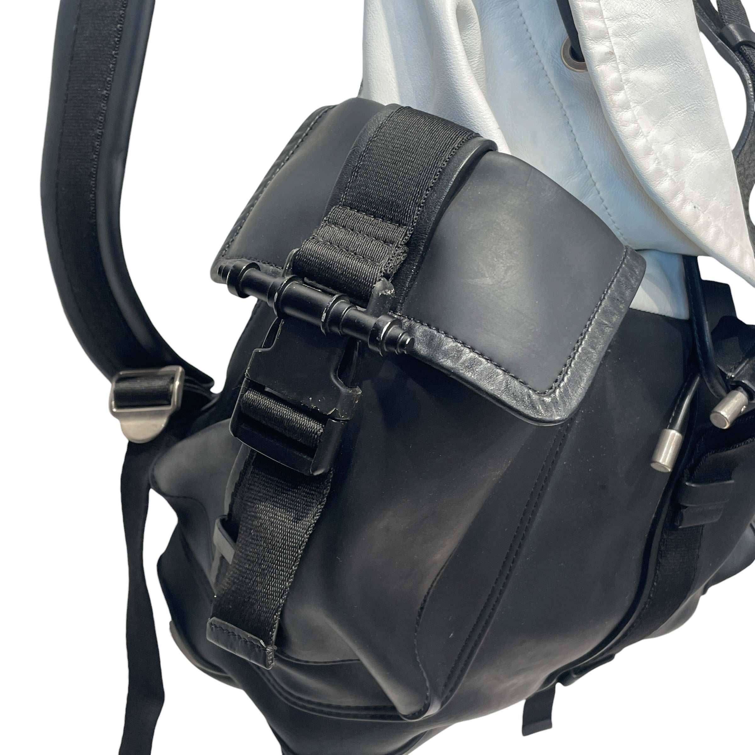GIVENCHY/Backpack/Leather/BLK/OBSEDIA BLACK/WHITE view 6