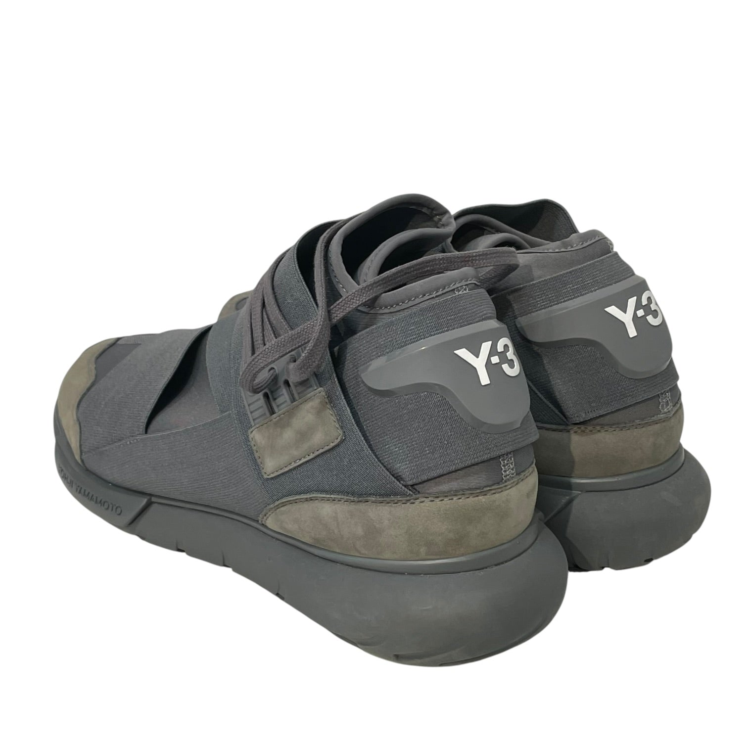 Y-3/Low-Sneakers/US 10/Nylon/GRY/QASA HIGH WRAP view 2