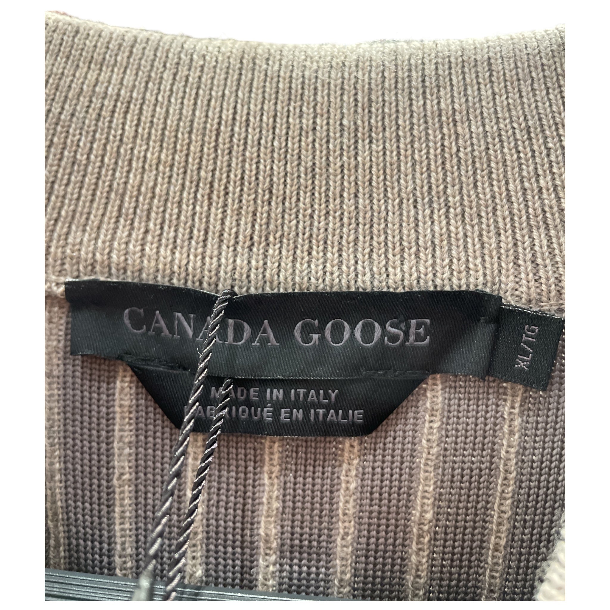 CANADA GOOSE/Heavy Sweater/XL/Cotton/GRY/Lennox Knit Bomber view 3