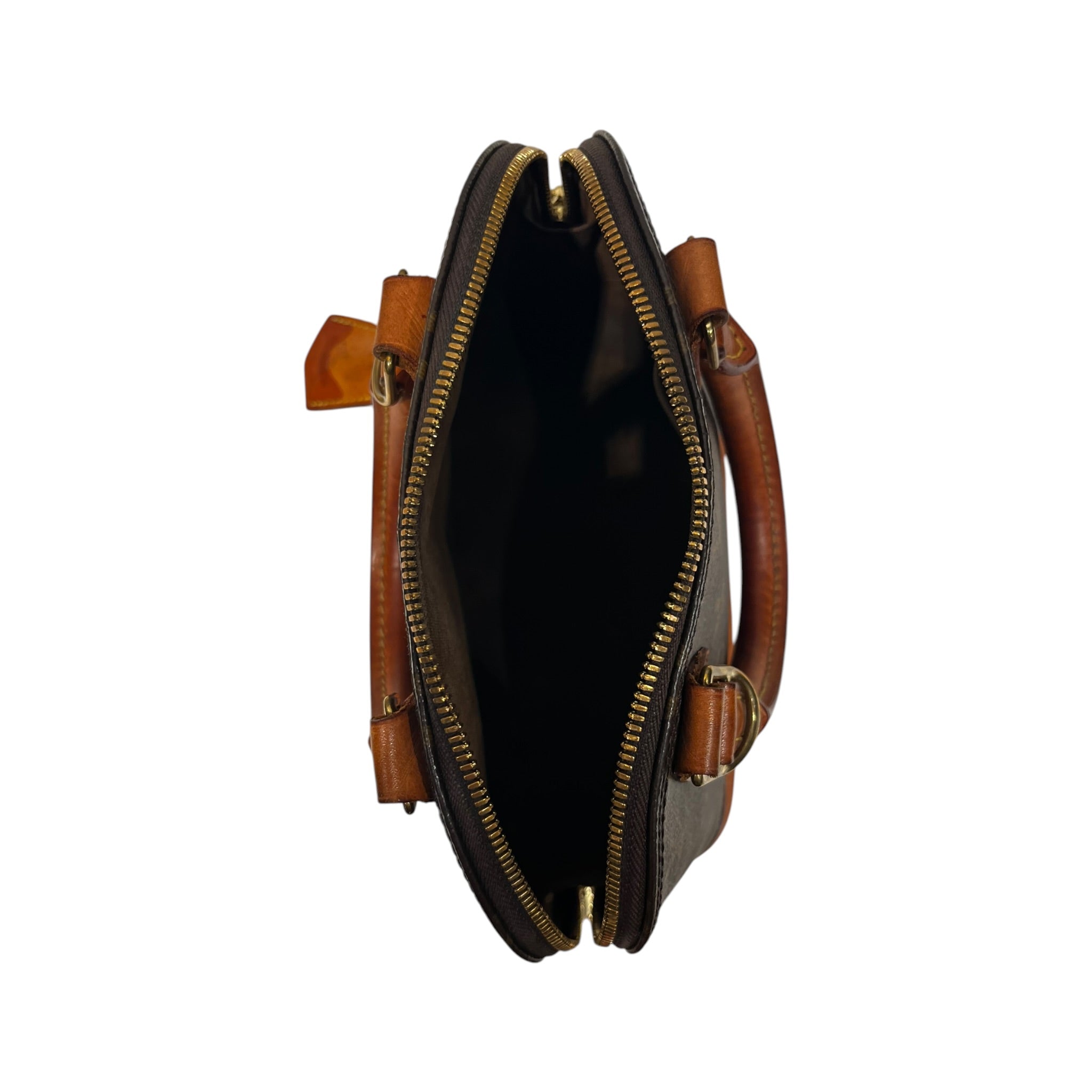 LOUIS VUITTON/Clutch Bag/Monogram/Leather/BRW/Alma view 4