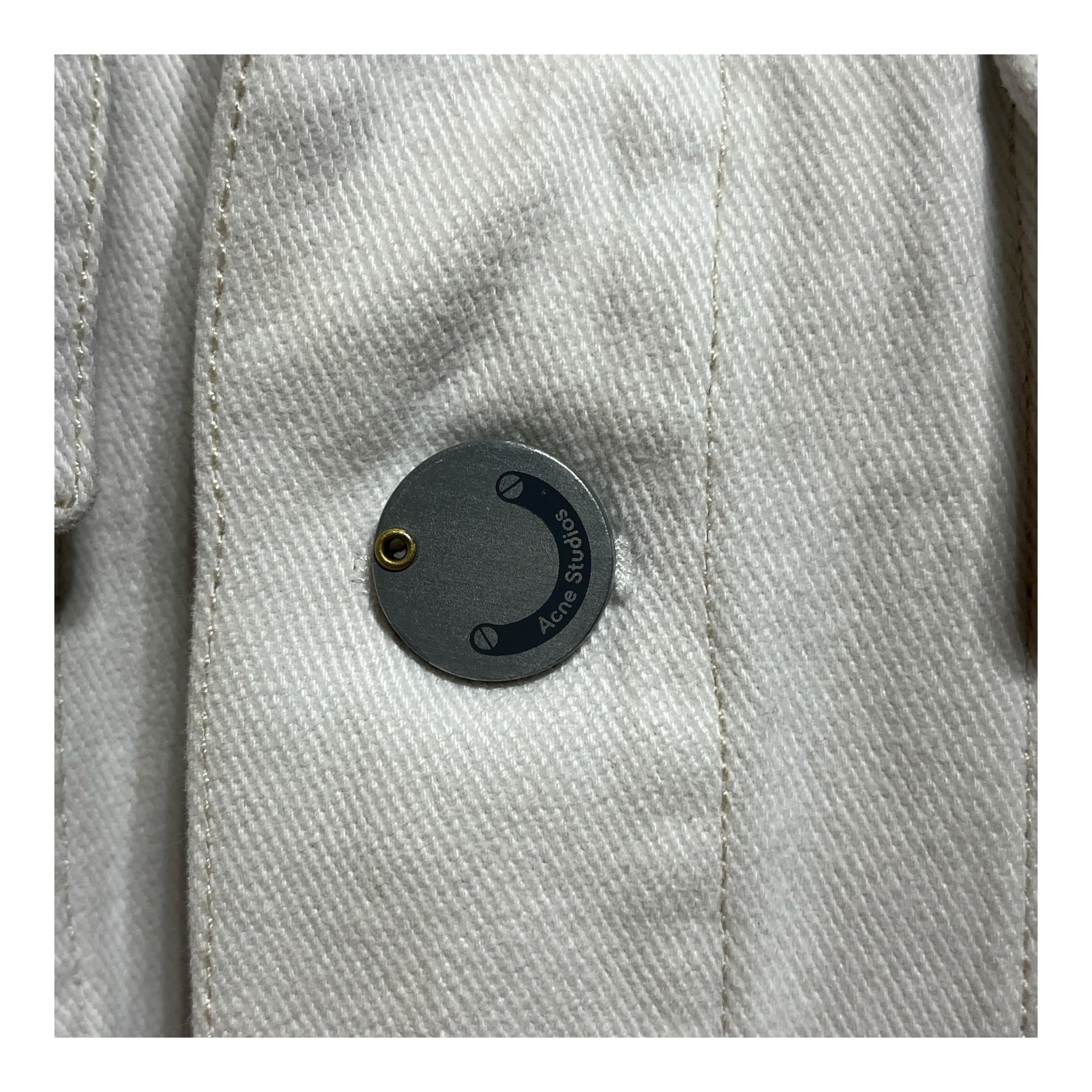Acne Studios/Denim Jkt/52/Cotton/WHT/magnite twill work jacket view 9