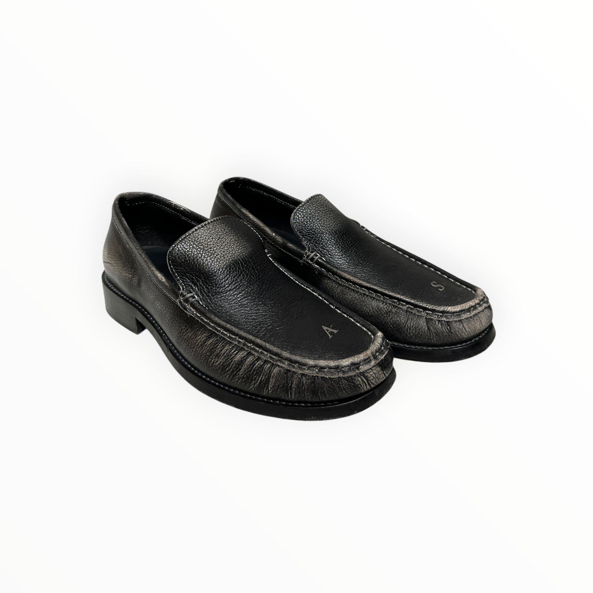 Acne Studios/Loafers/EU 41/Leather/BLK/PRINTED A S view 1