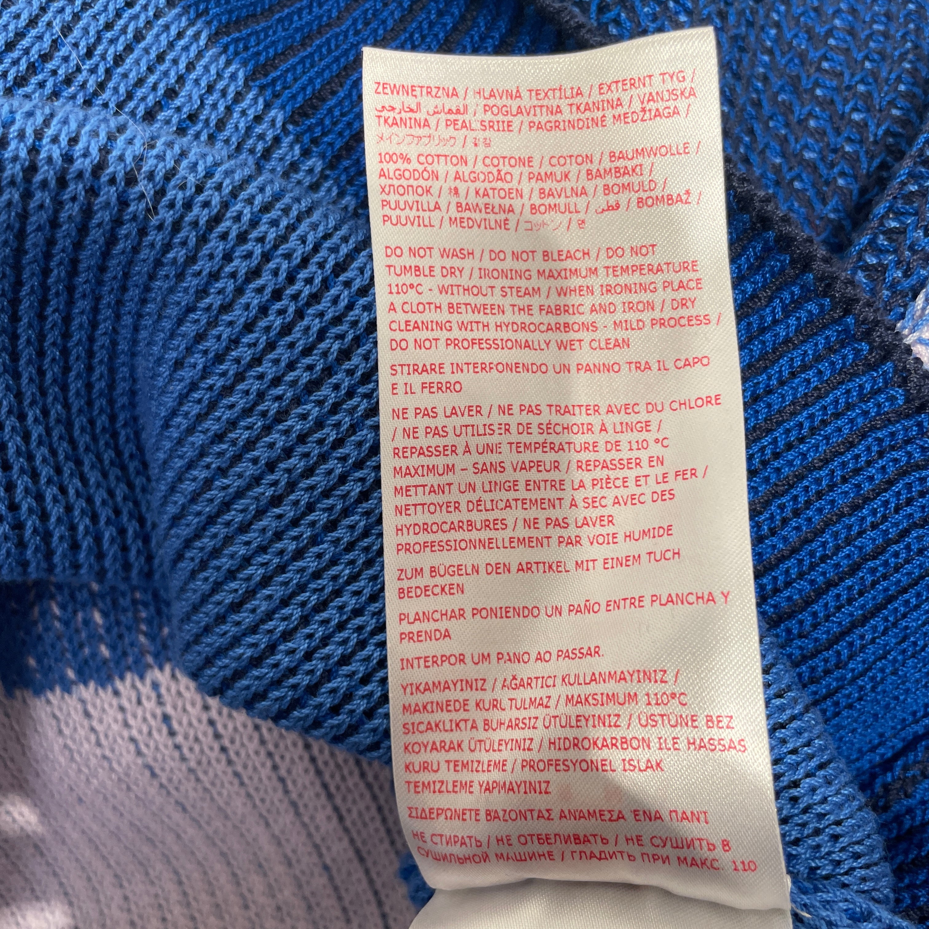 MARNI/Hoodie/52/Acrylic/BLU/Knit sweater Back Circle view 4