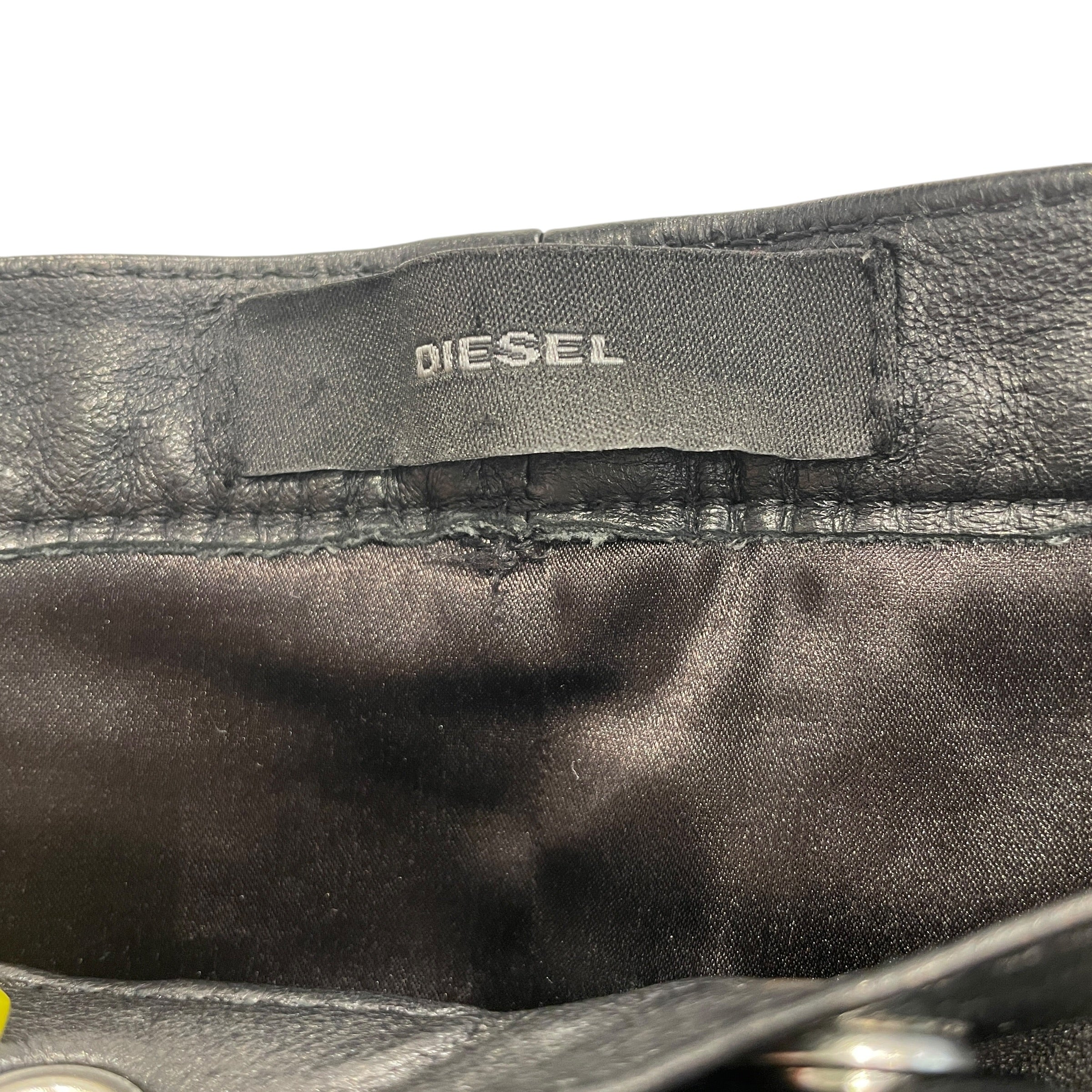 DIESEL/Skirt/25/Sheepskin/BLK/MANY ZIPPERS view 3